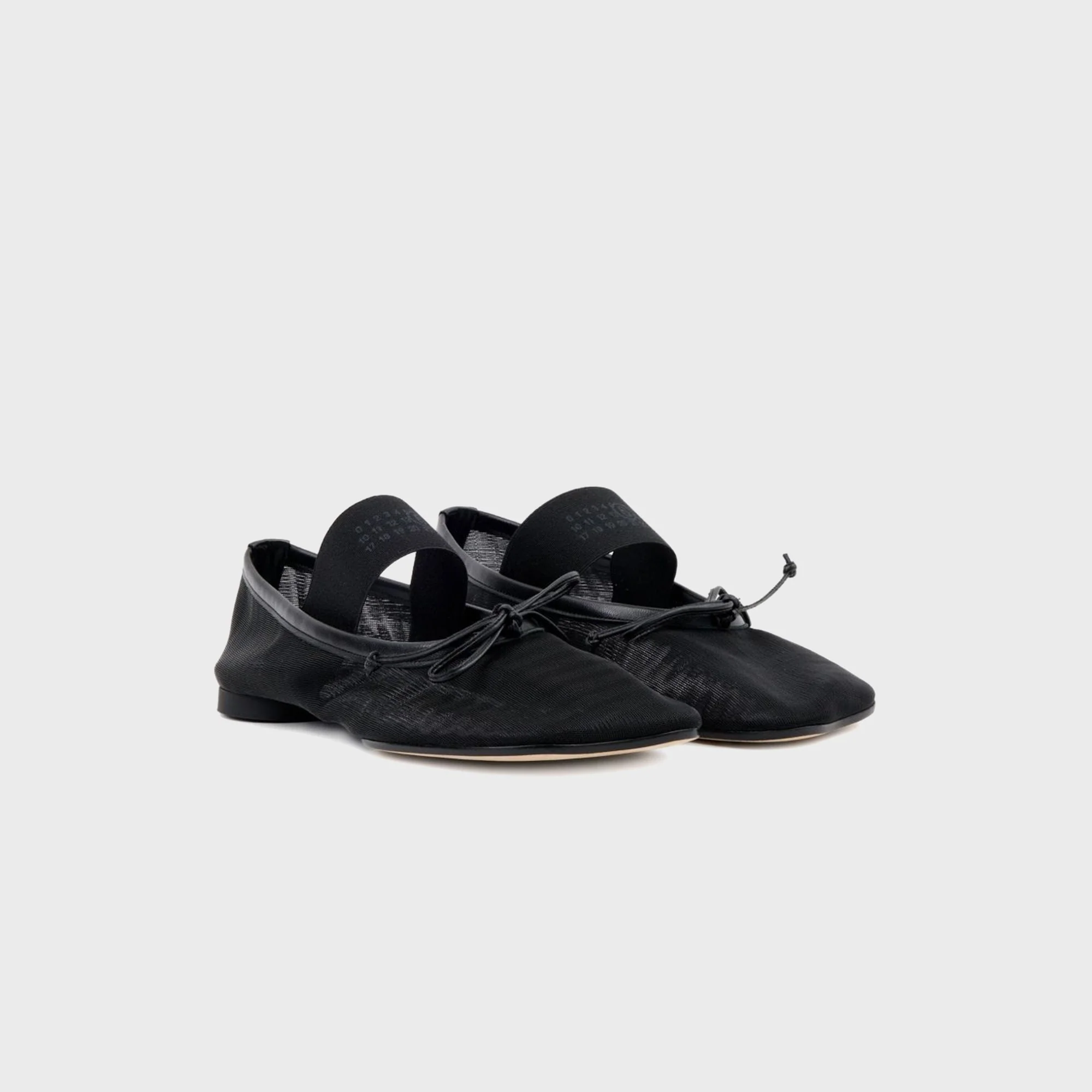 MM6 Maison Margiela WMNS Anatomic Numeric Ballerina - Black - Image 2