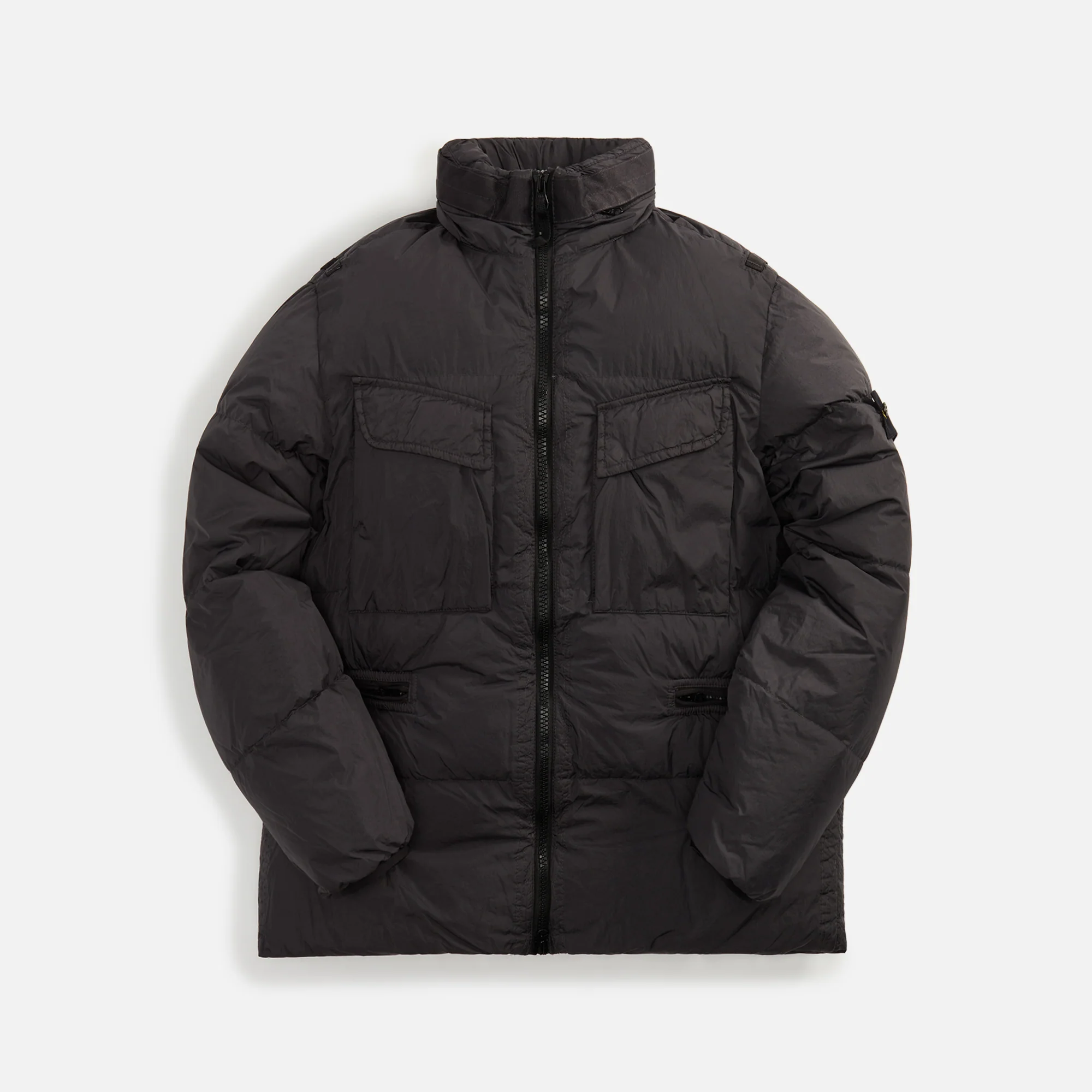 Stone Island Garment Dyed Crinkle Reps Down Jacket - Charcoal