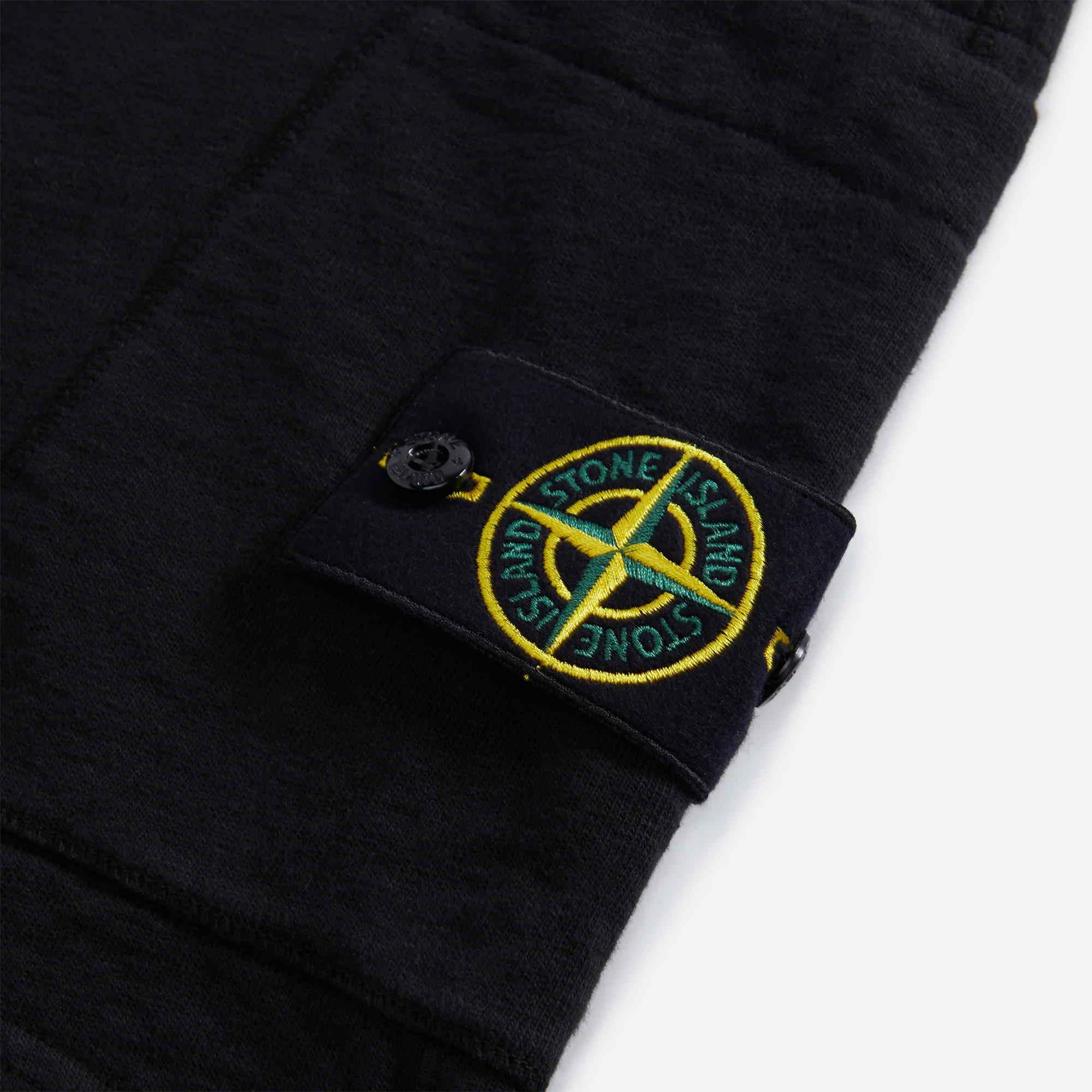 Stone Island Garment Dyed Fleece Short - Black - Image 5