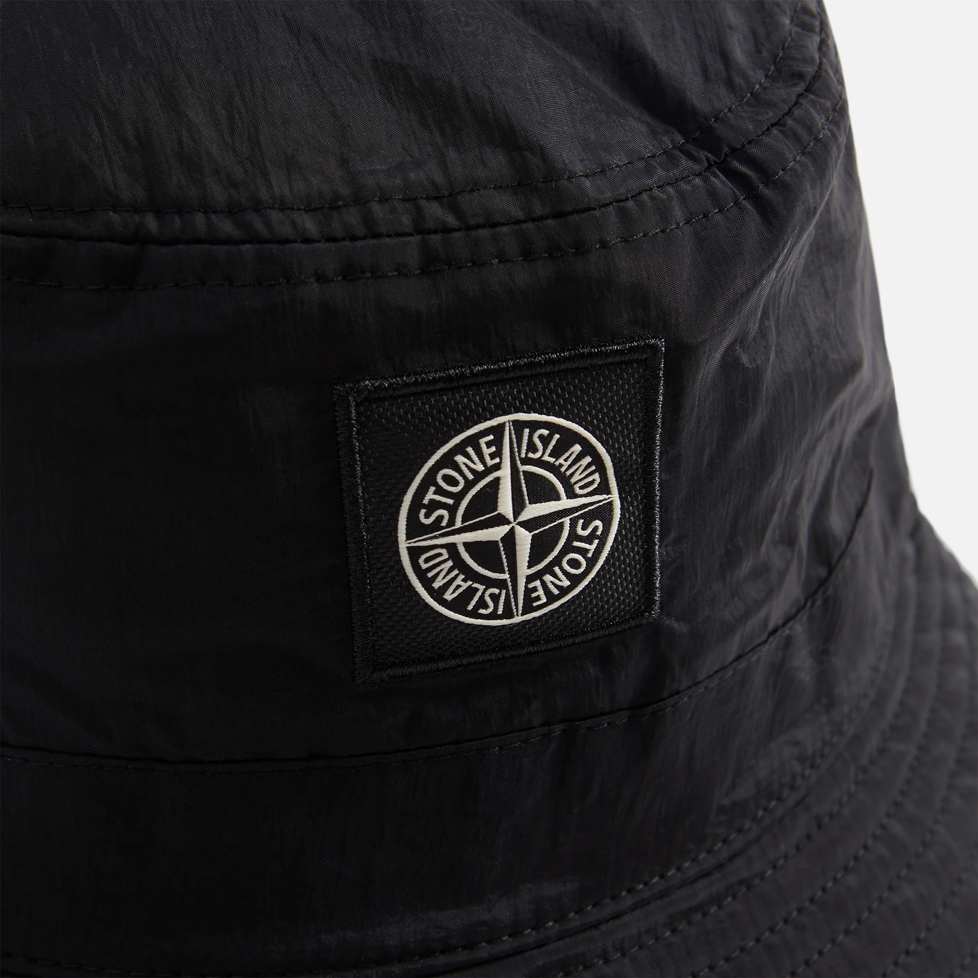 Stone Island Nylon Metal Bucket Hat - Black - Image 3