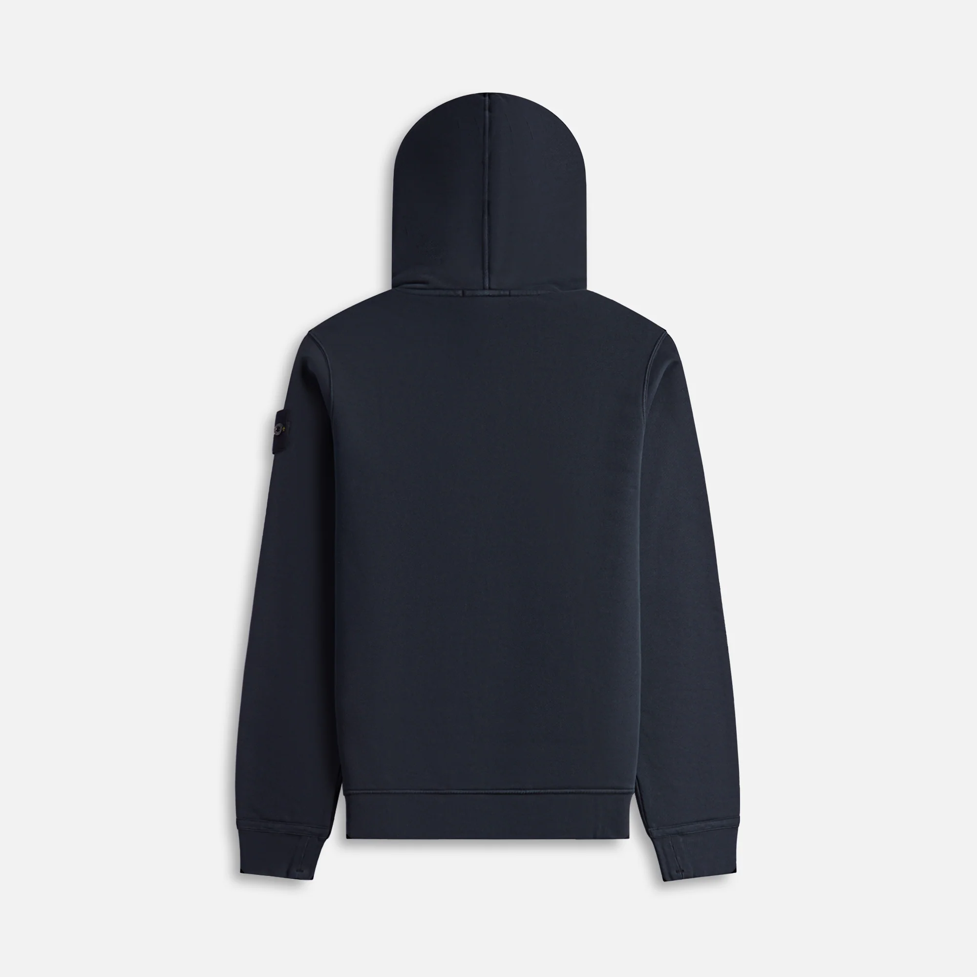 Stone Island Garment Dyed Hoodie - Black - Image 2