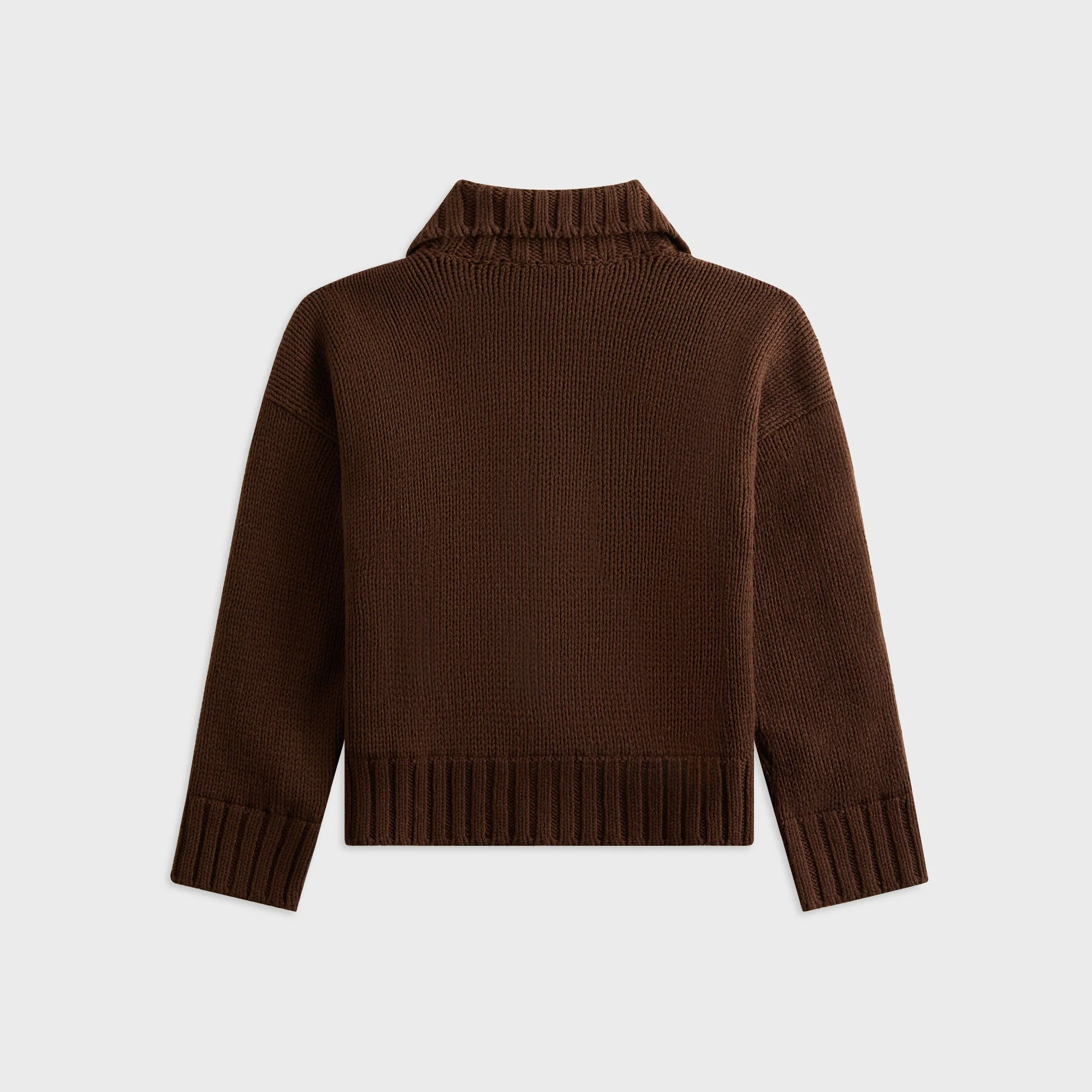 Siedres Ollie Cardigan with Printed Lining - Brown - Image 2