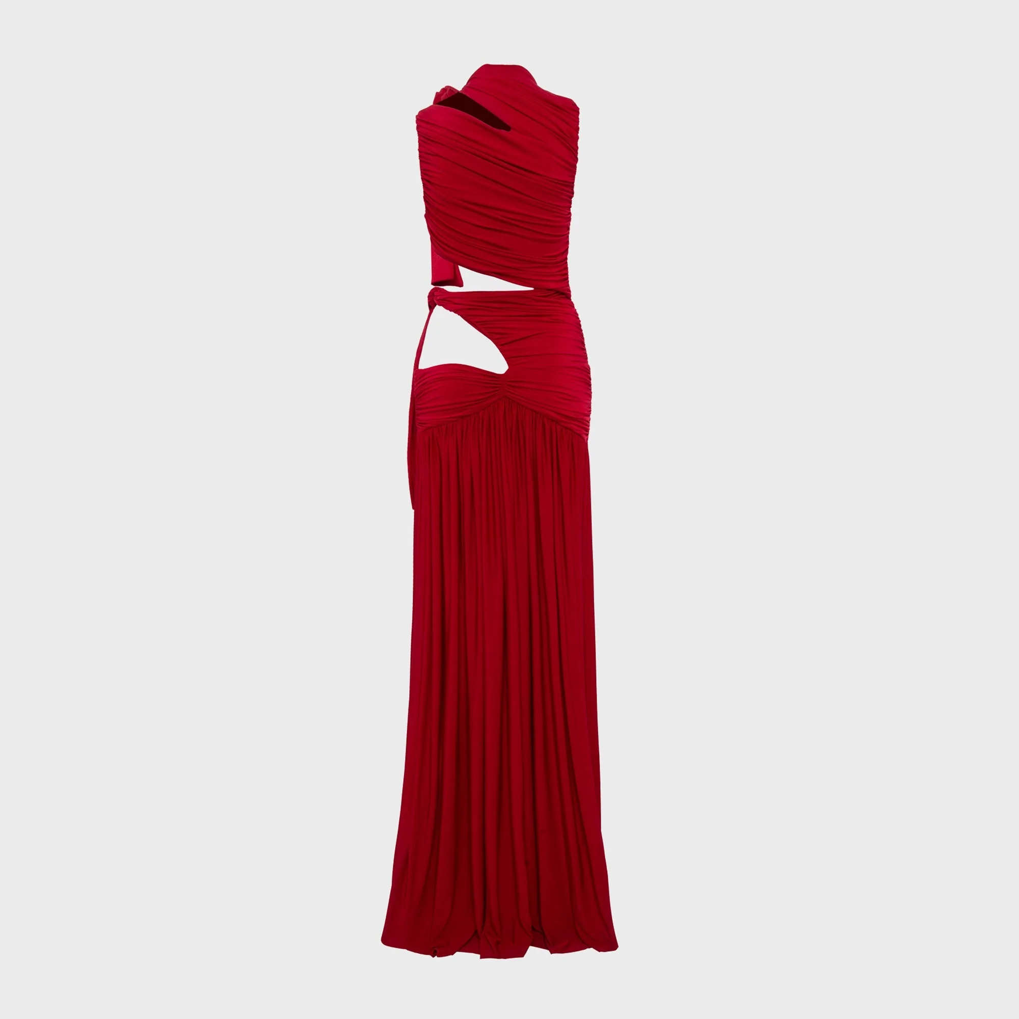 Siedres Camilla Maxi Jersey Dress - Red - Image 2