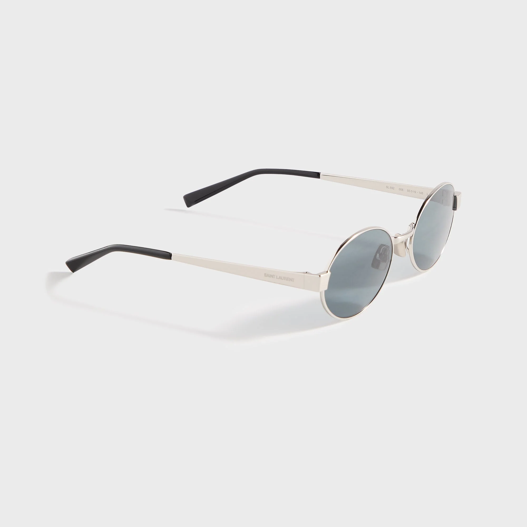 Saint Laurent SL 692 Sunglasses - Silver / Blue - Image 2