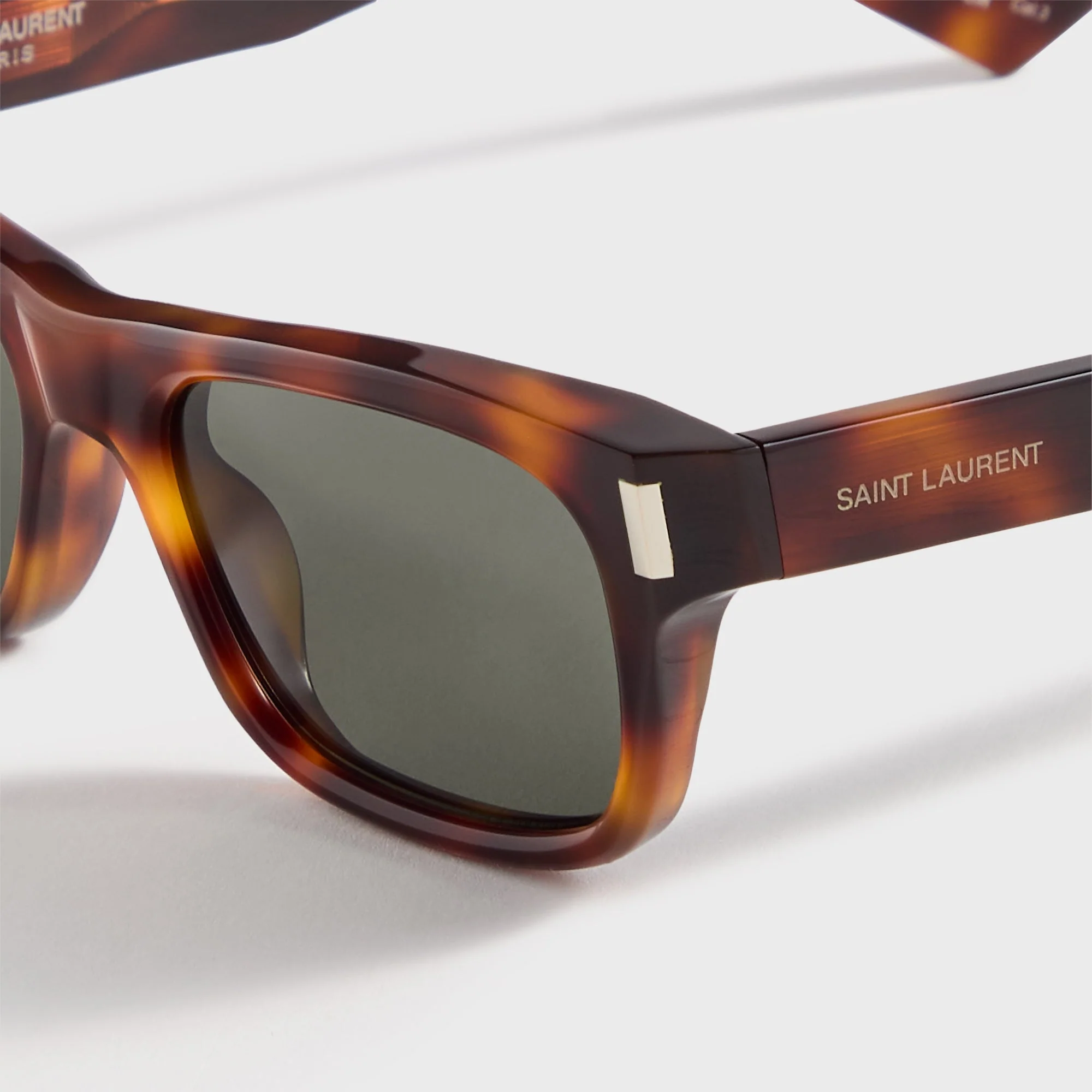 Saint Laurent SL 83 Sunglasses - Havana / Grey - Image 2