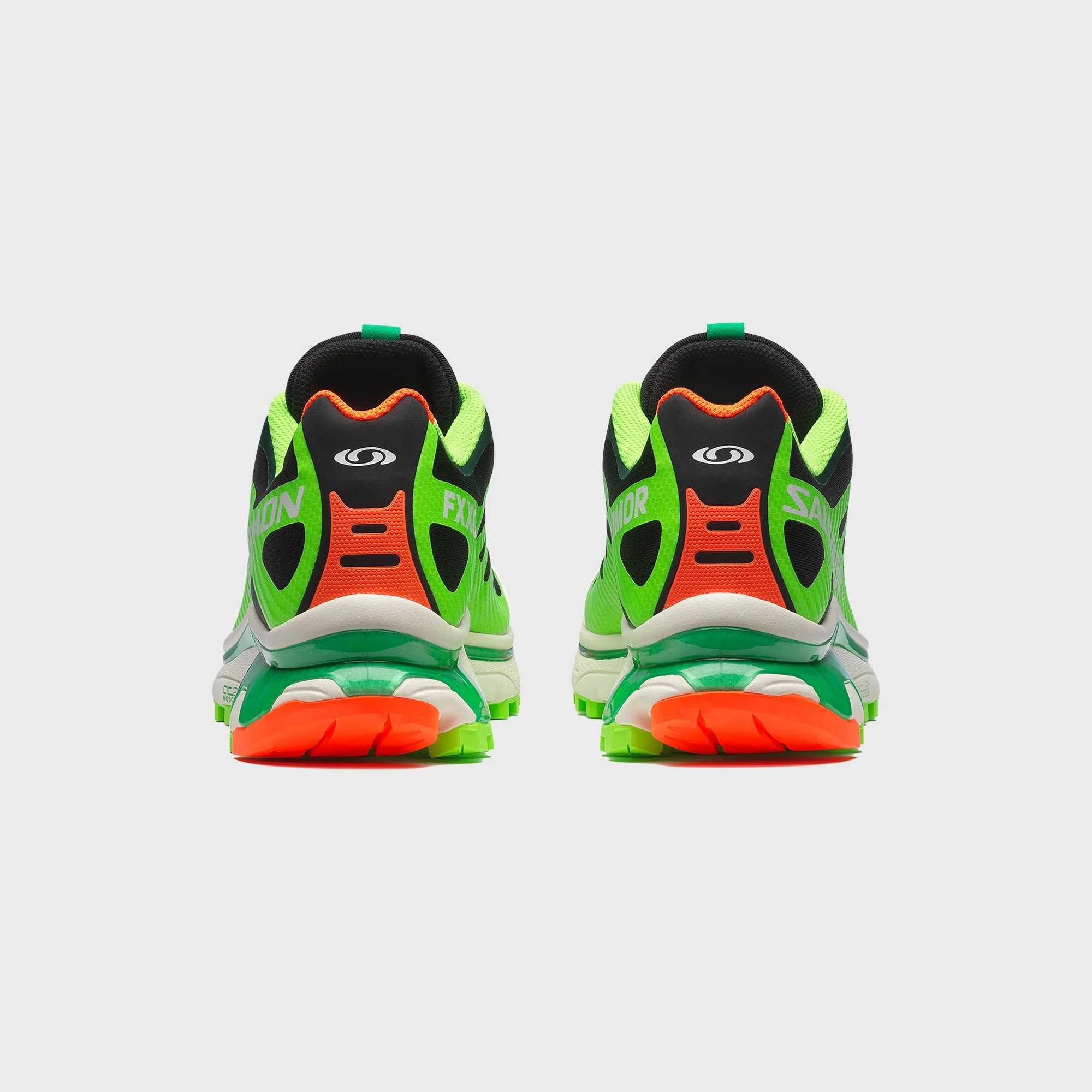 Salomon x Feid XT-4 - Black / Green Gecko / Shocking Orange - Image 3