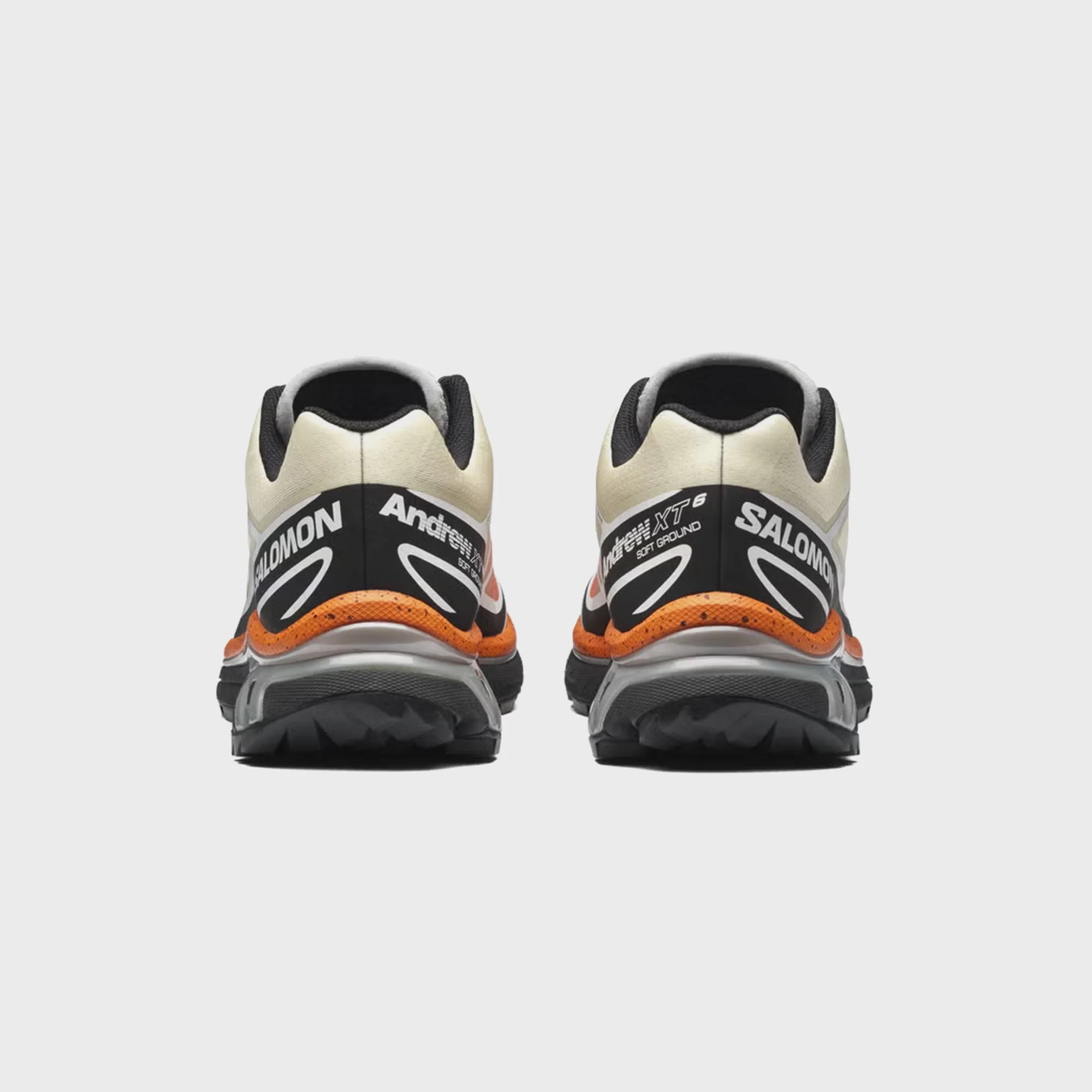 Salomon x Andrew XT-6 - Shocking Orange / Transparent Yellow / Black - Image 4