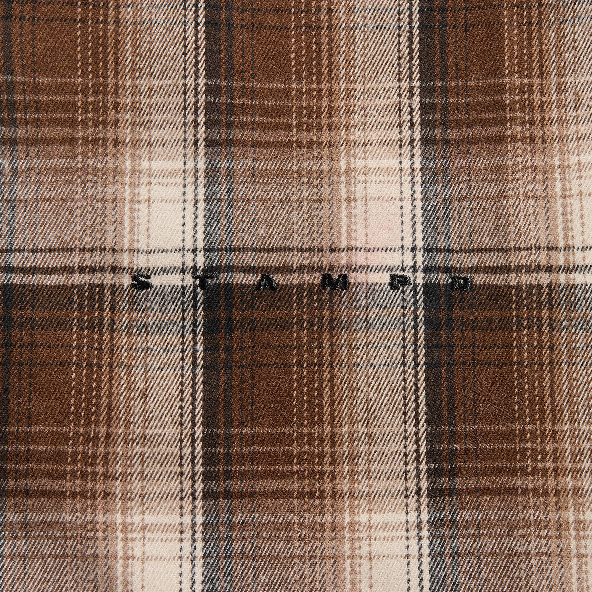 Stampd Oversized Plaid Buttondown - Earth Plaid - Image 3