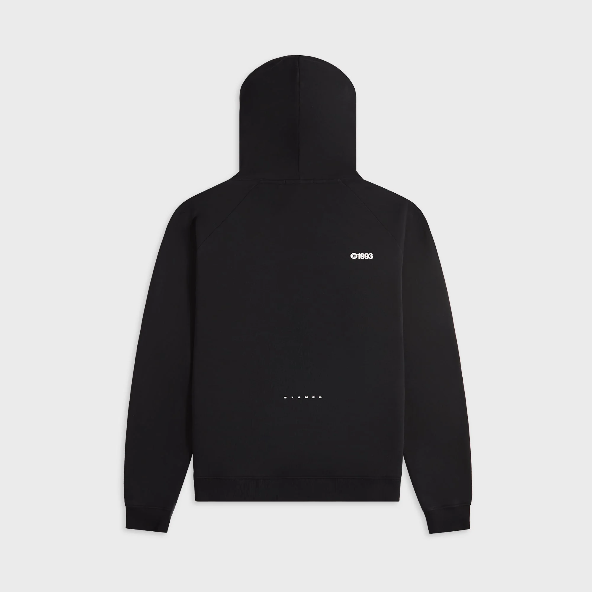 Stampd 1993 Cherub Raglan Hoodie - Vintage Washed - Charcoal - Image 2