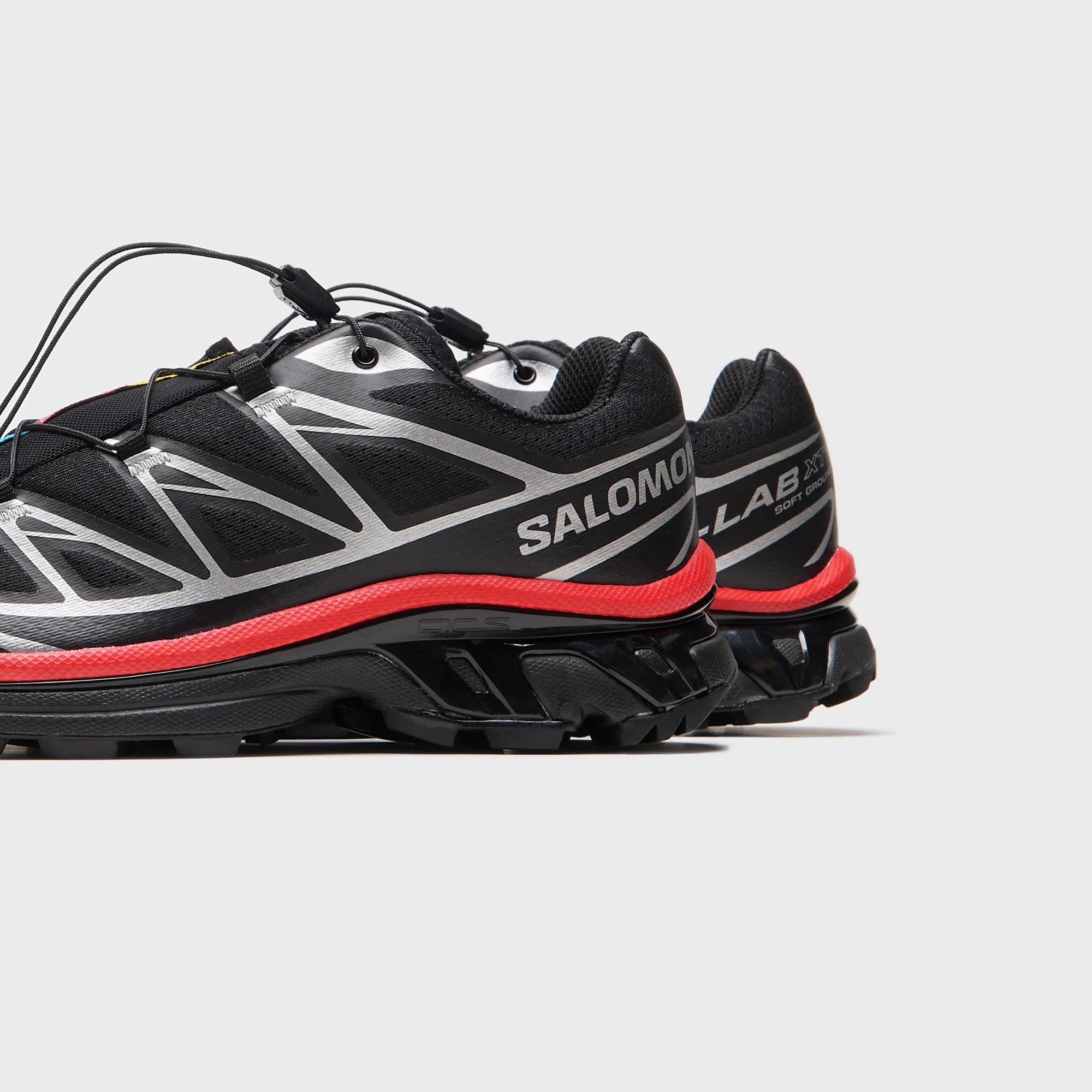 Salomon XT-6 - Black / Fiery Red / Silver - Image 4
