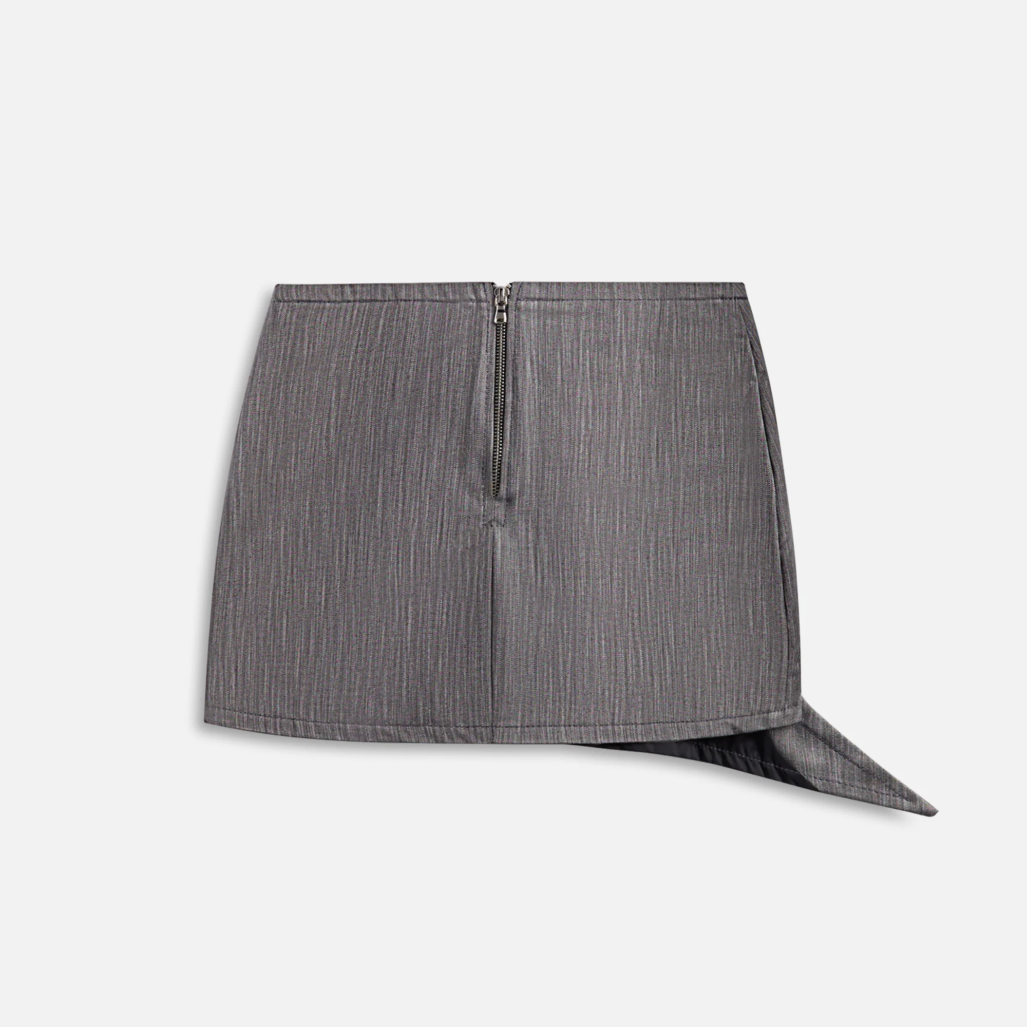 Sami Miro Vintage V Line Skirt - Grey - Image 2