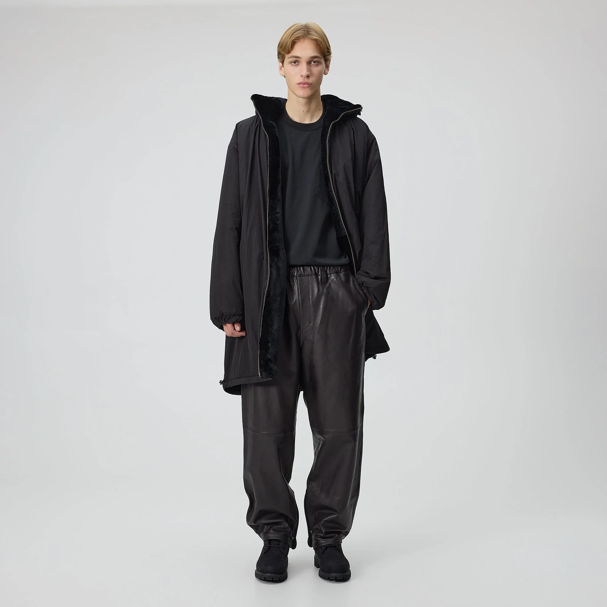 Kith 101 for ssstein Mouton Inner Reversible Parka - Black - Image 2