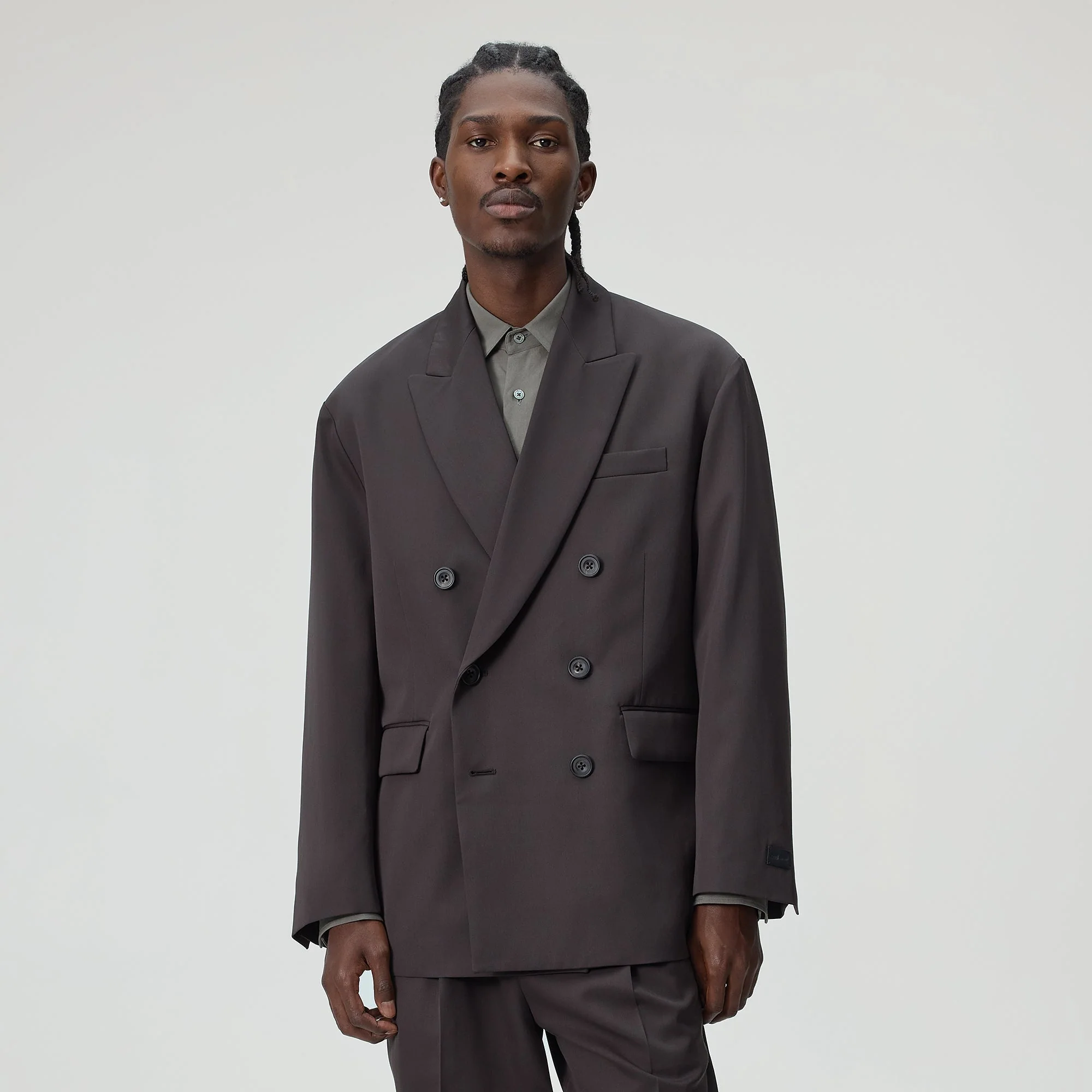 Kith 101 for ssstein Oversized Double Breasted Blazer - Kindling - Image 2