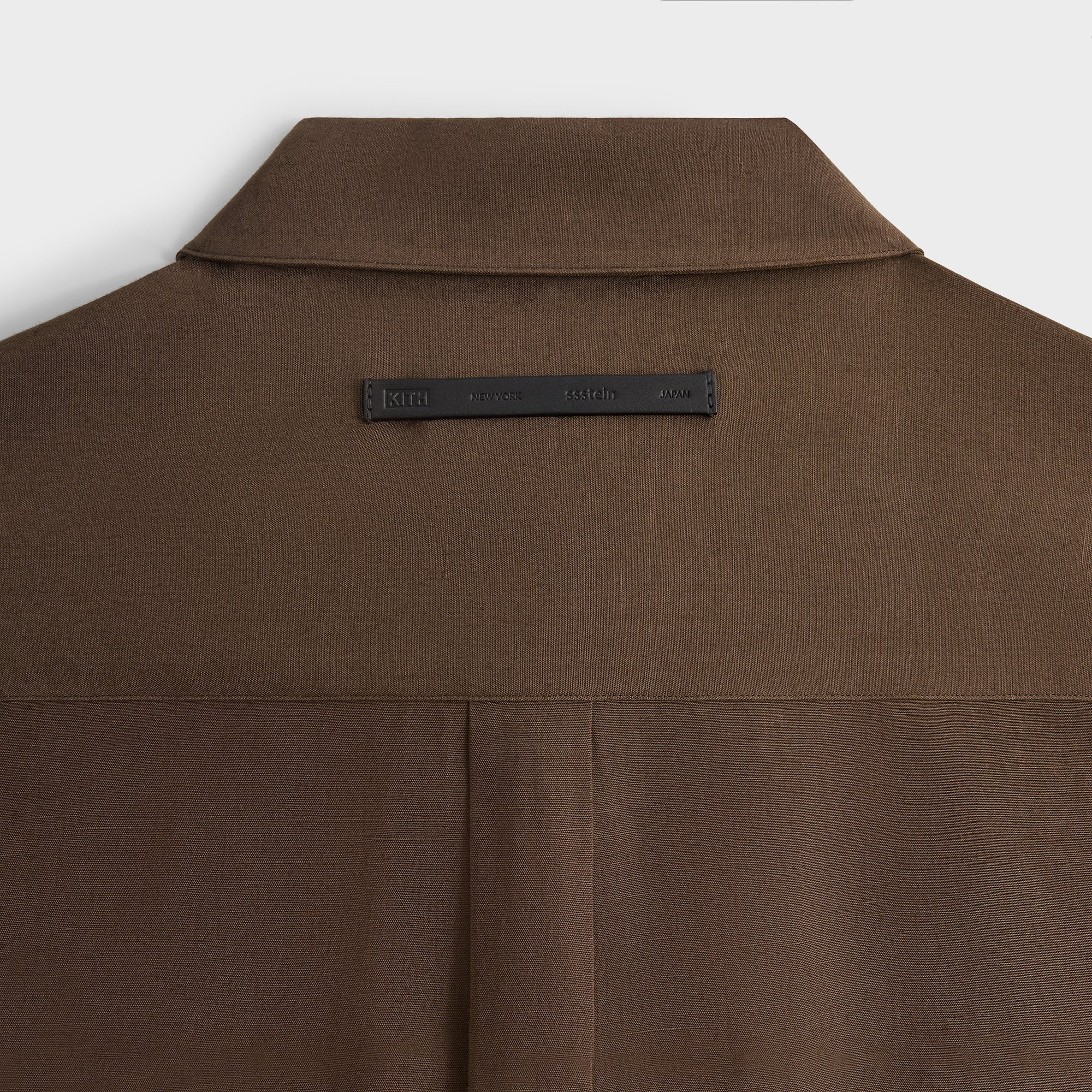 Kith 101 for ssstein Rayon Linen Button Down Shirt - Kindling - Image 4