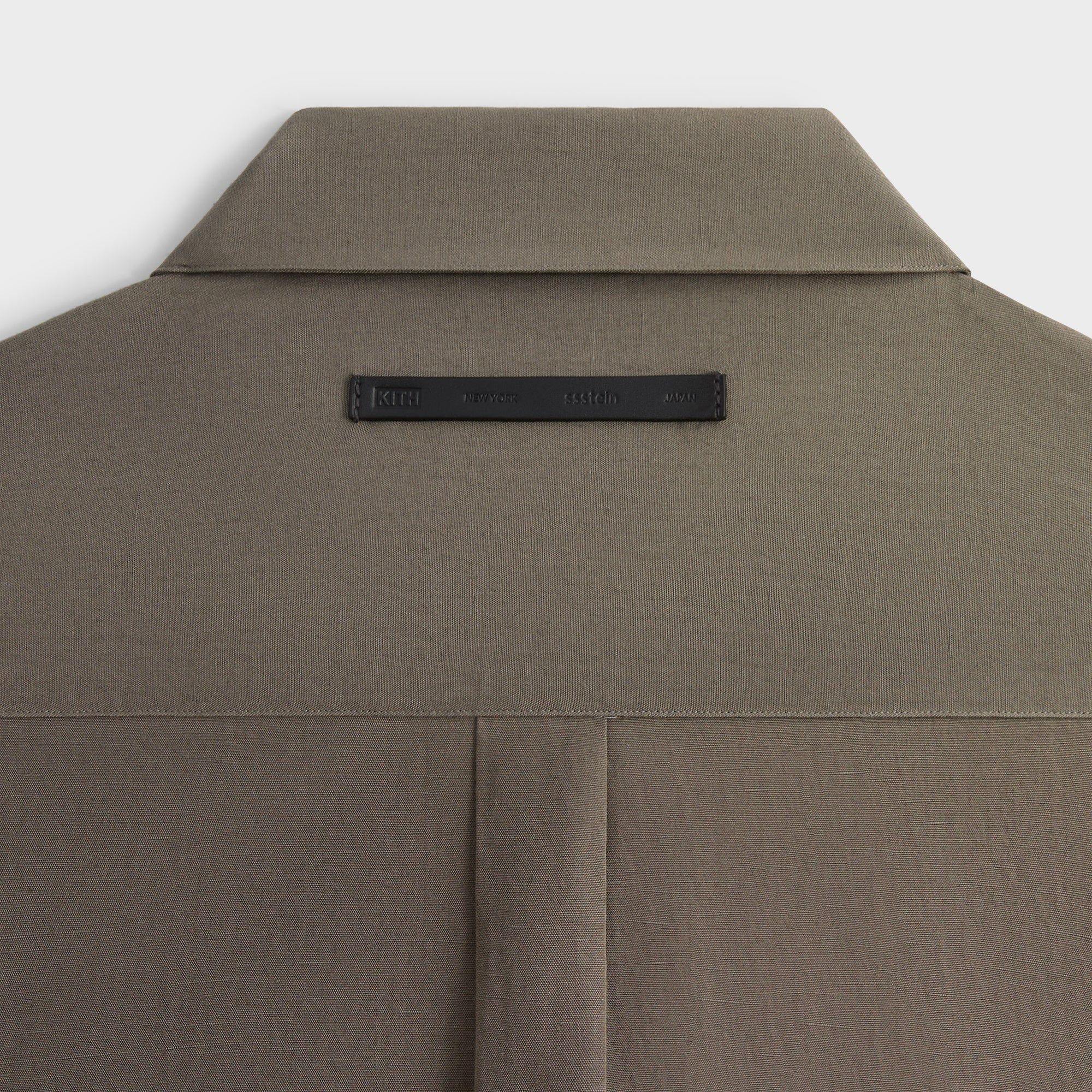 Kith 101 for ssstein Rayon Linen Button Down Shirt - Everglades - Image 4