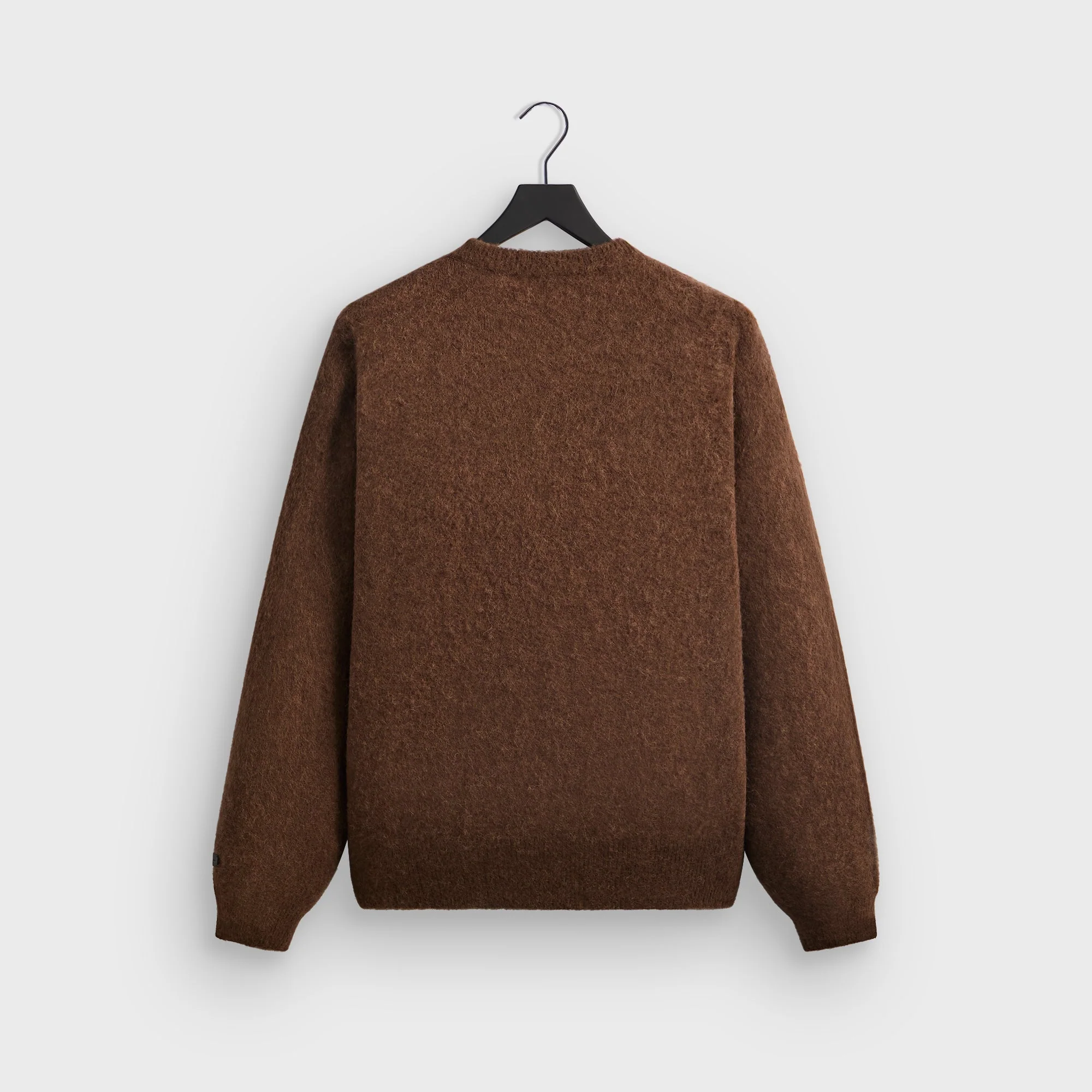 Kith 101 for ssstein Wool Alpaca Knit Crewneck Pullover - Mulch - Image 3