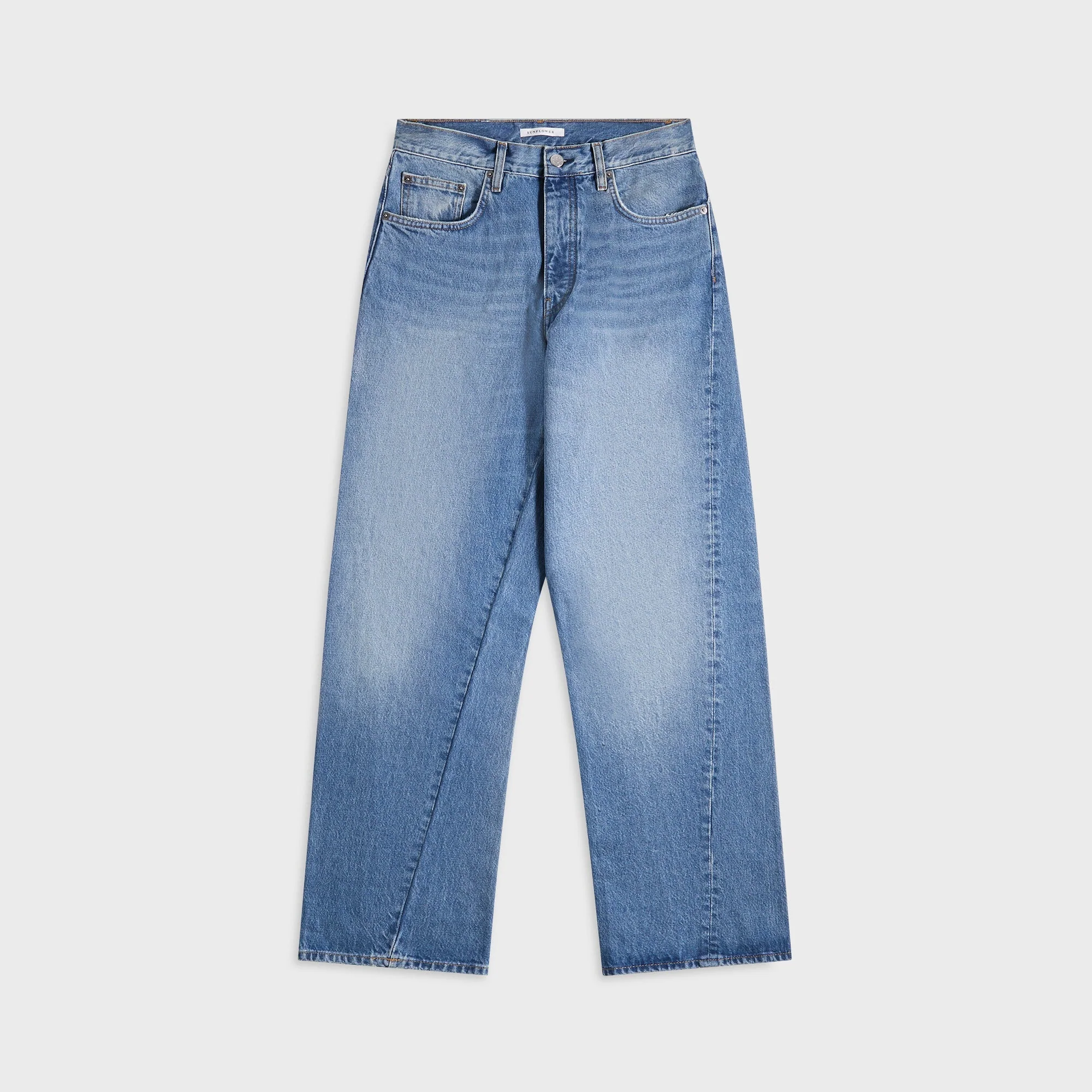 Sunflower Wide Twist Jean - Natural Vintage