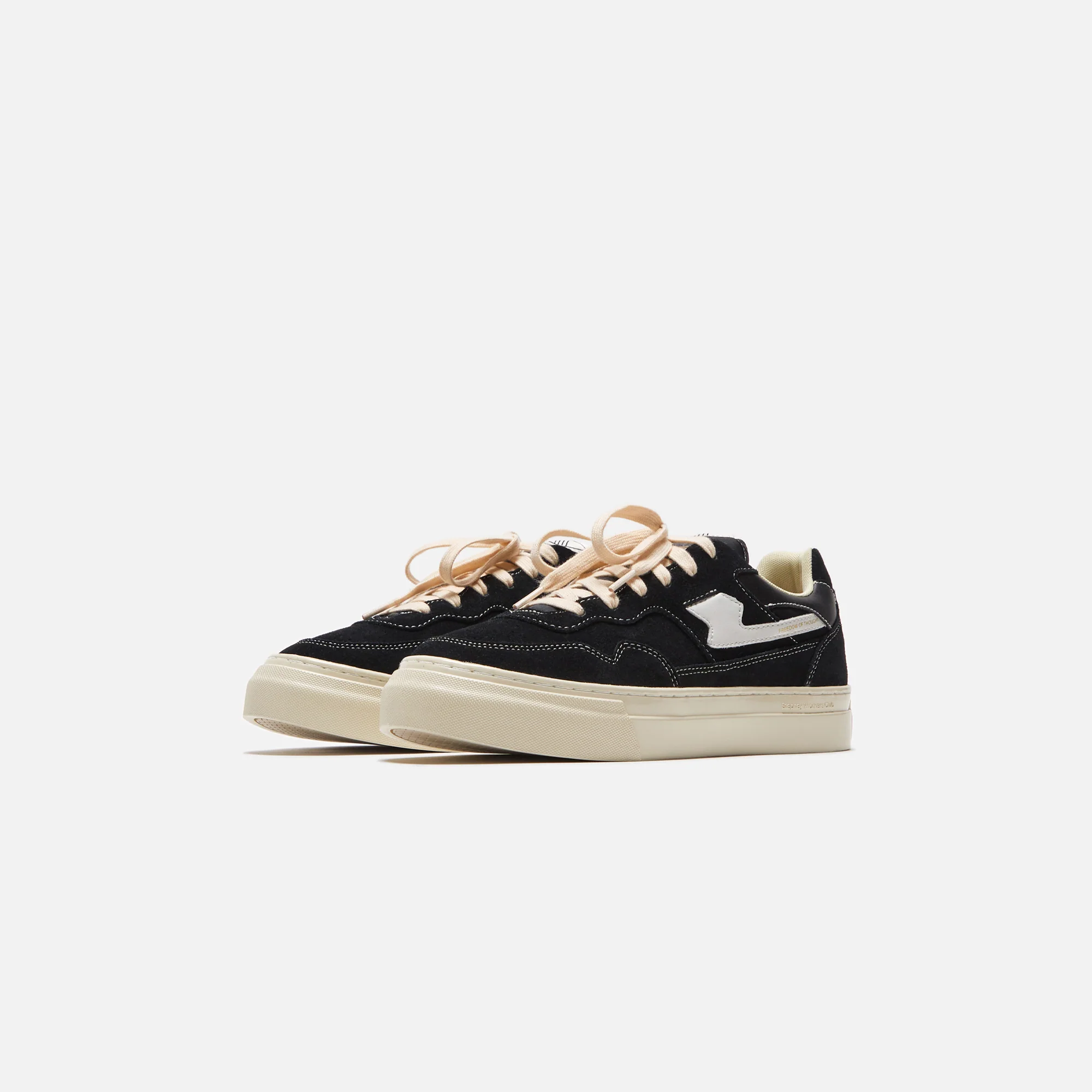 Stepney Workers Club Pearl S-Strike Suede - Black / White - Image 2