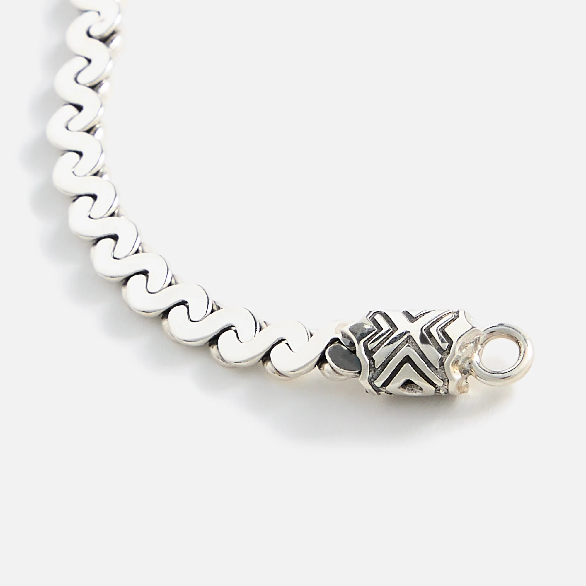 Emanuele Bicocchi Infinity Loop S-link Chain Bracelet (Large) - Silver - Image 2