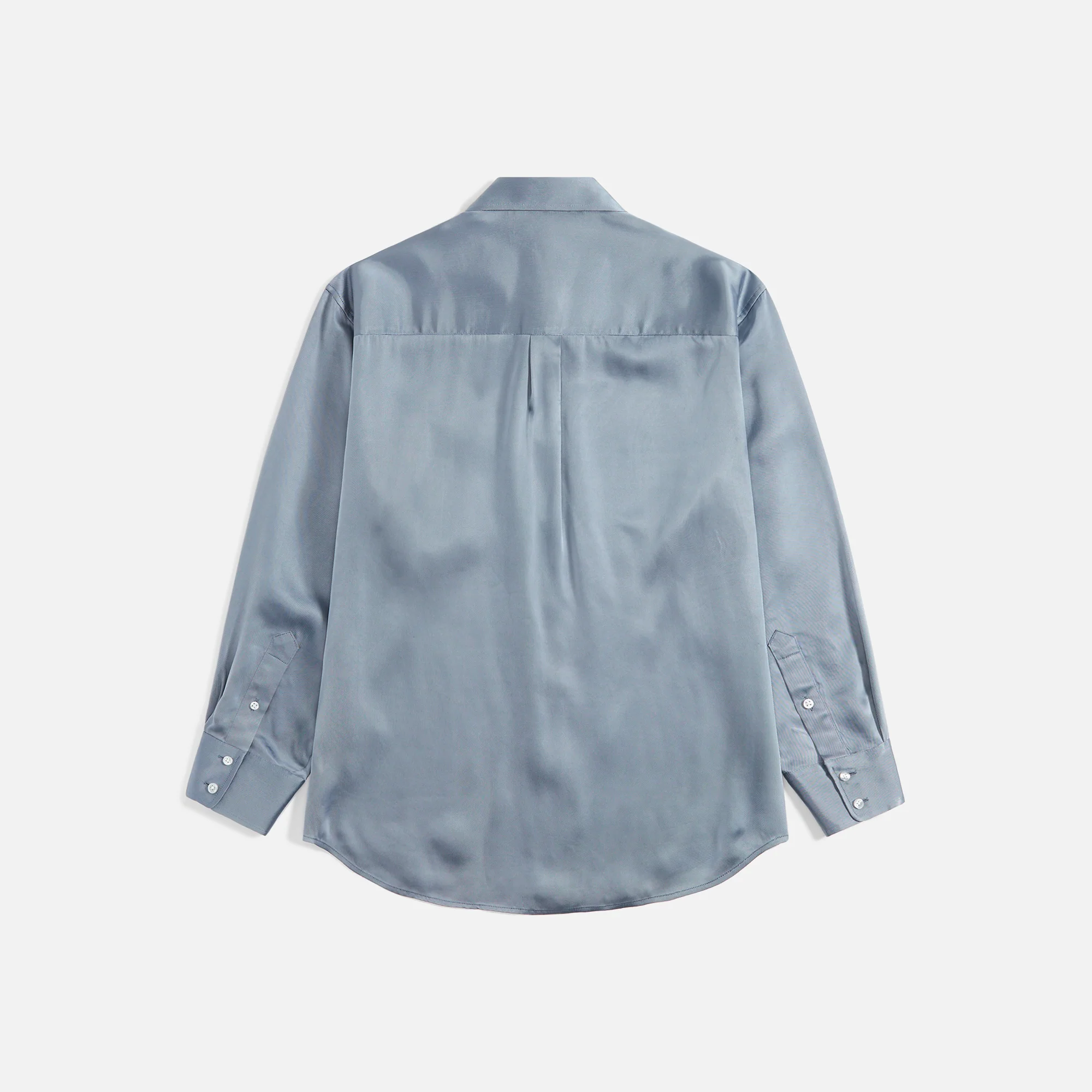 Alexander Wang Boyfriend Shirt - Oxford Blue / Black - Image 2