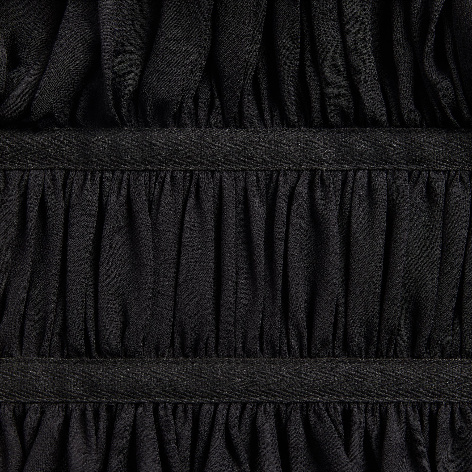 Tae Park Chiffon Wrap Top - Black - Image 2