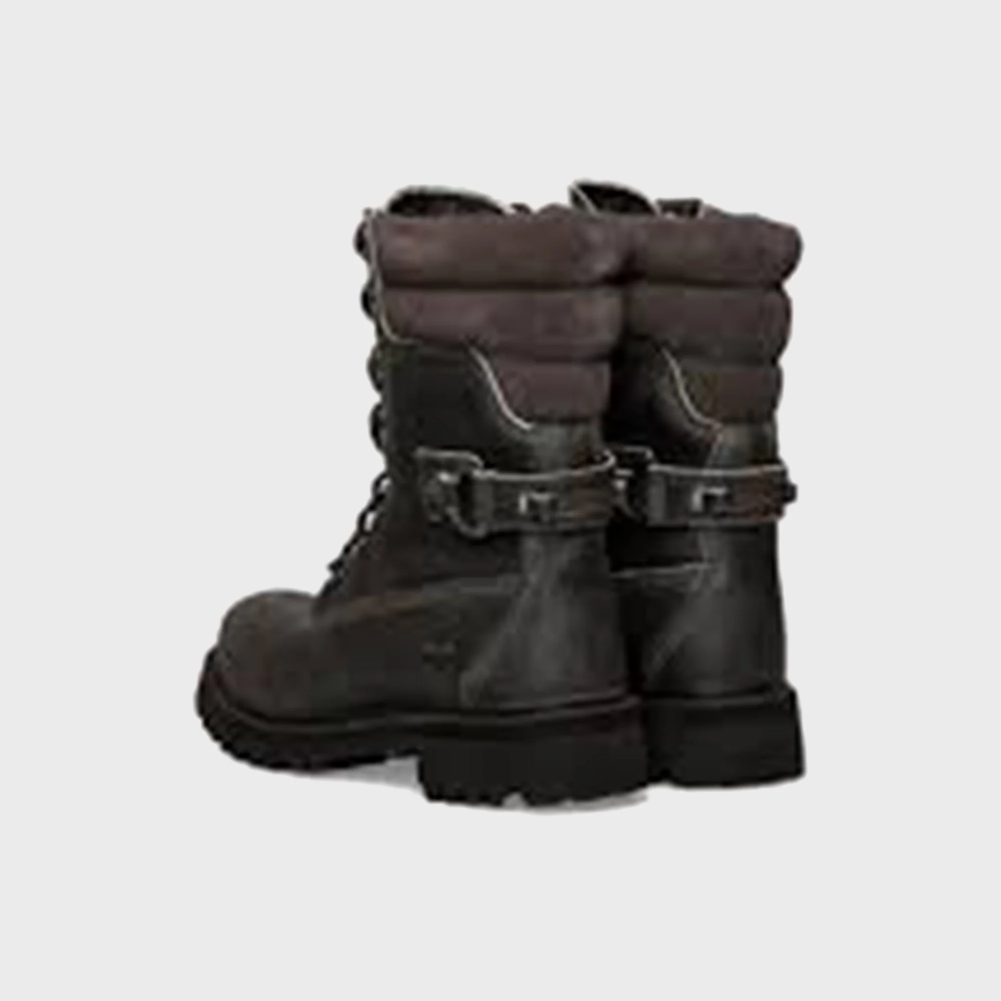 Timberland Tall Lace-Up Waterproof Boots - Dark Grey - Image 3