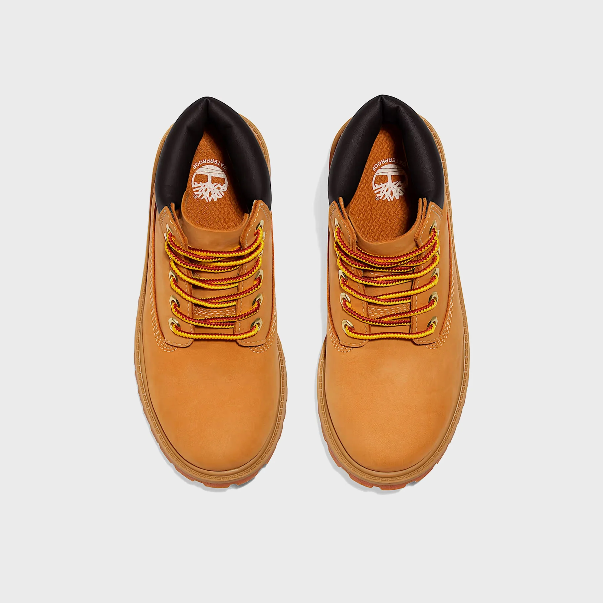 Timberland Kids 6-Inch Lace Up Waterproof Boot - Wheat - Image 3