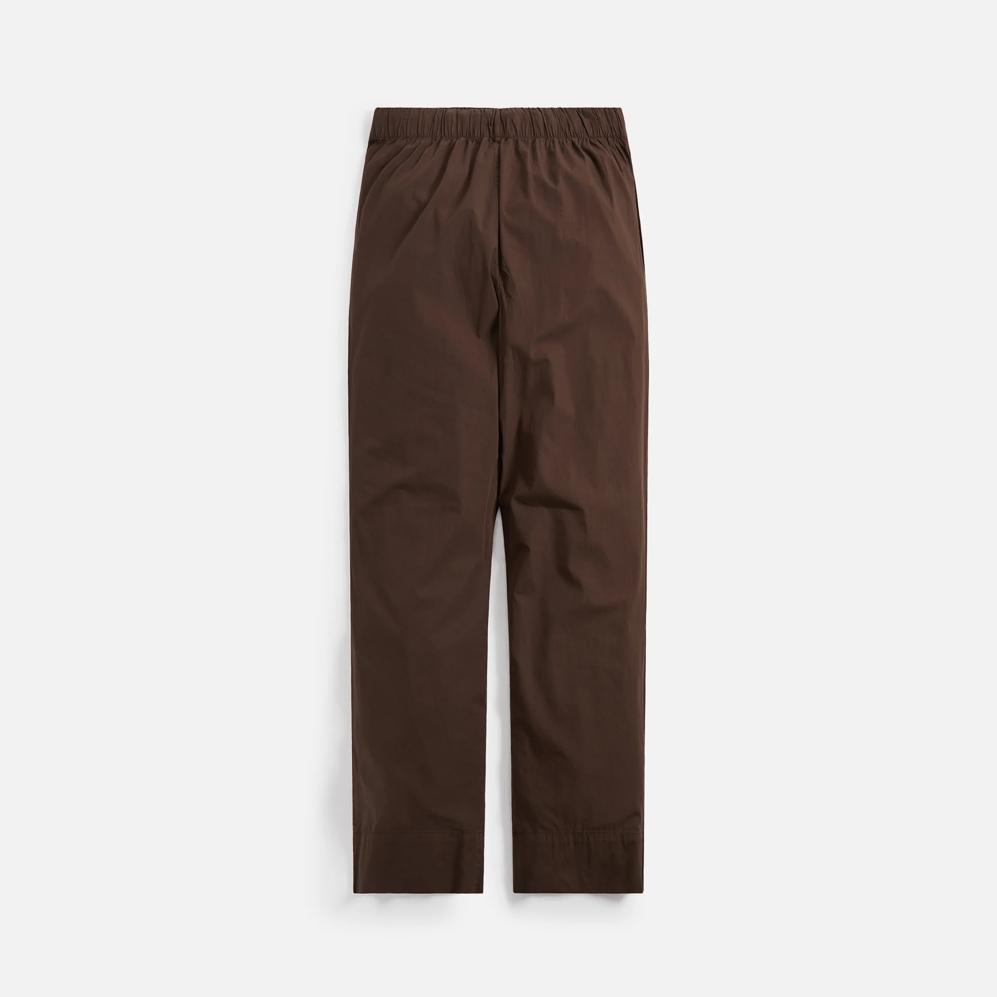 Tekla Poplin Pajama Pants - Coffee - Image 2