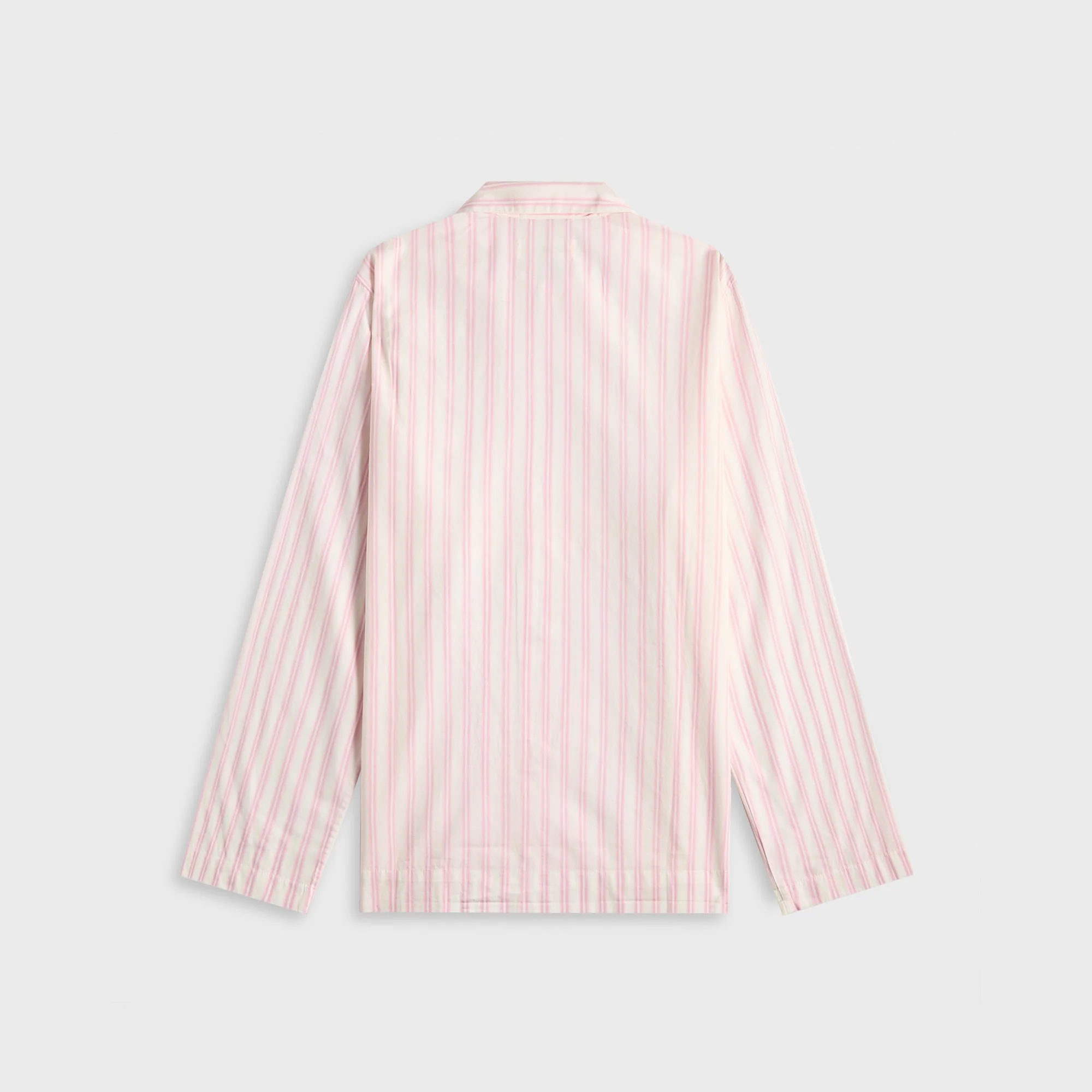 Tekla Cotton Poplin Pyjama Shirt - Hatty Stripes - Image 2