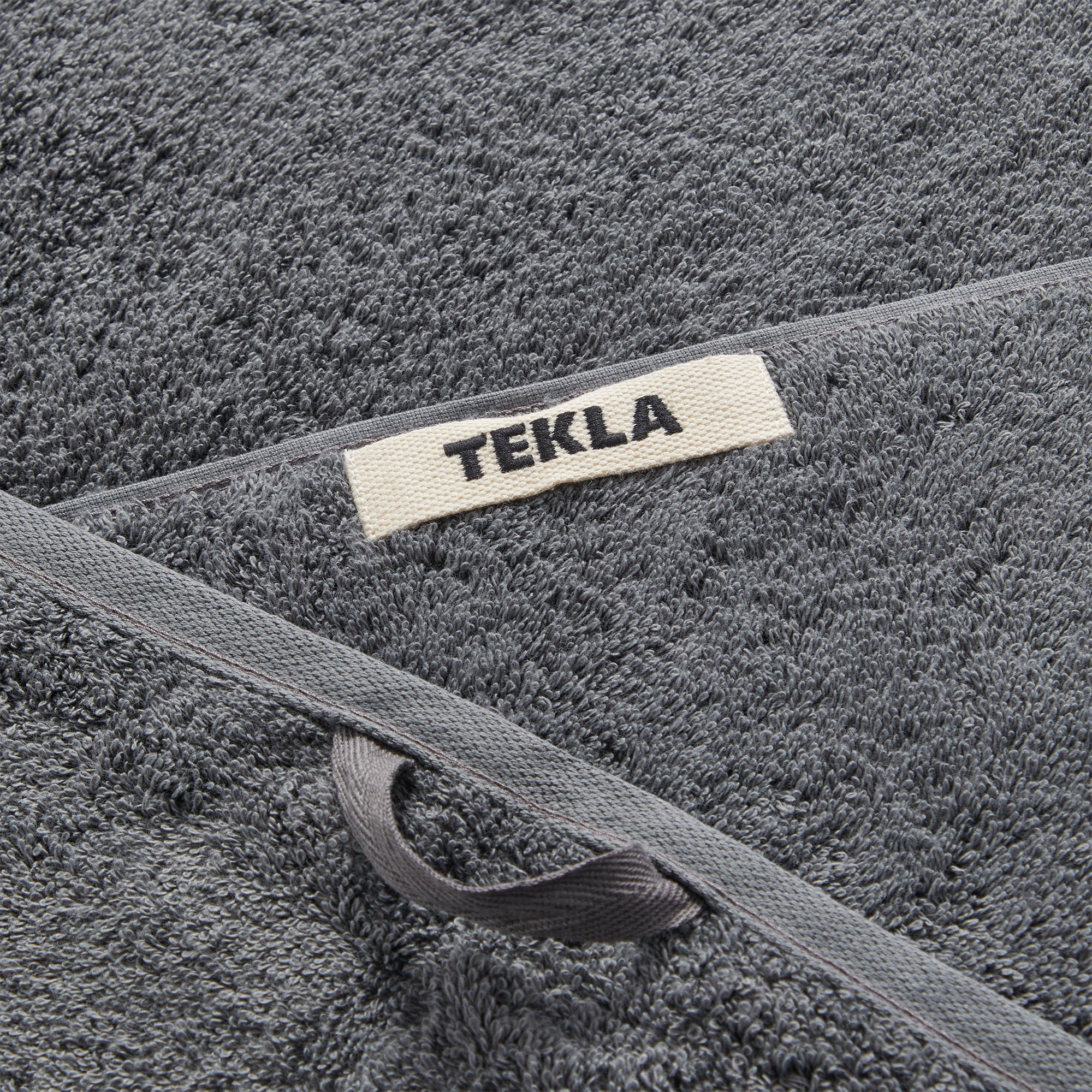Tekla Bath Towel - Charcoal - Image 2