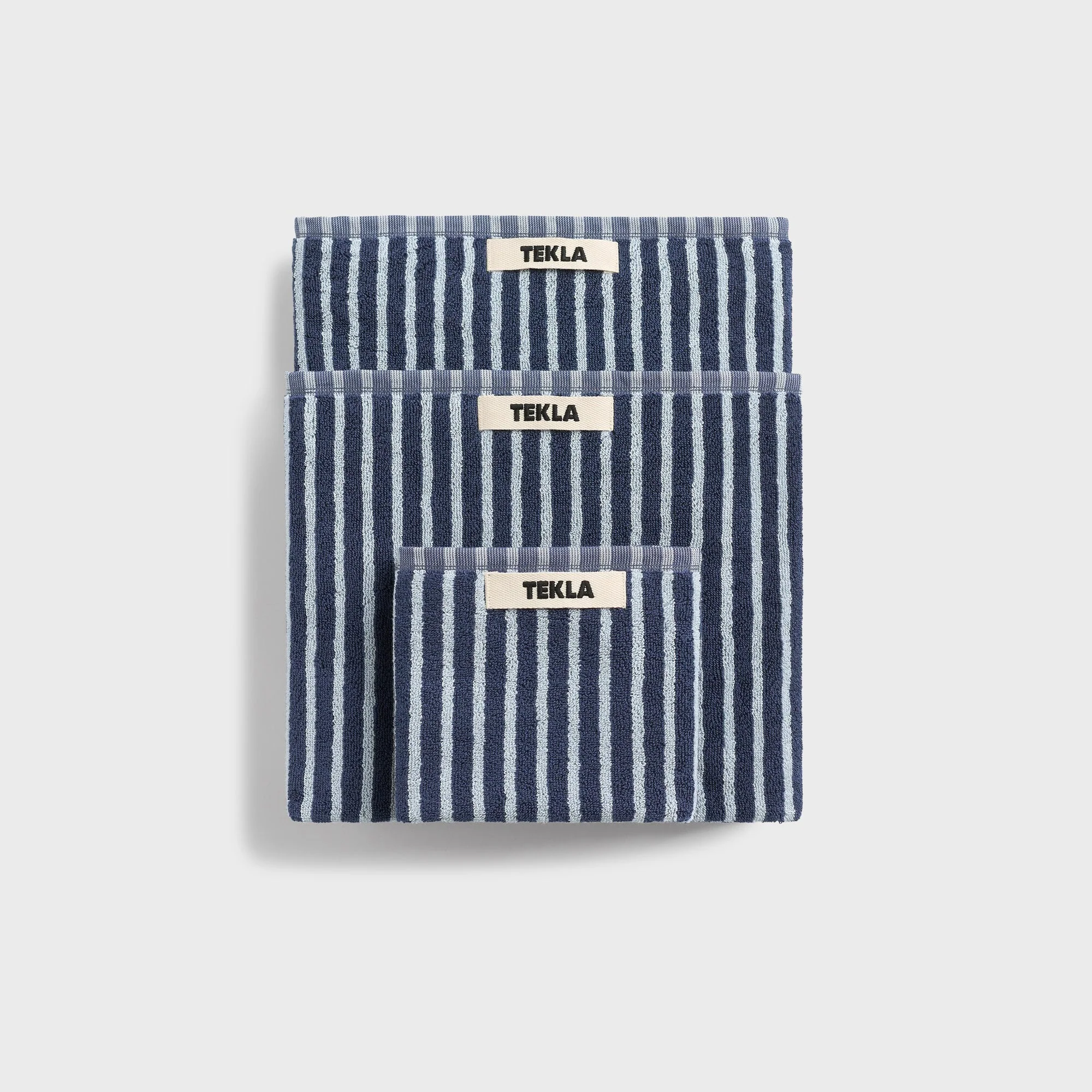 Tekla Washcloth - River Stripes