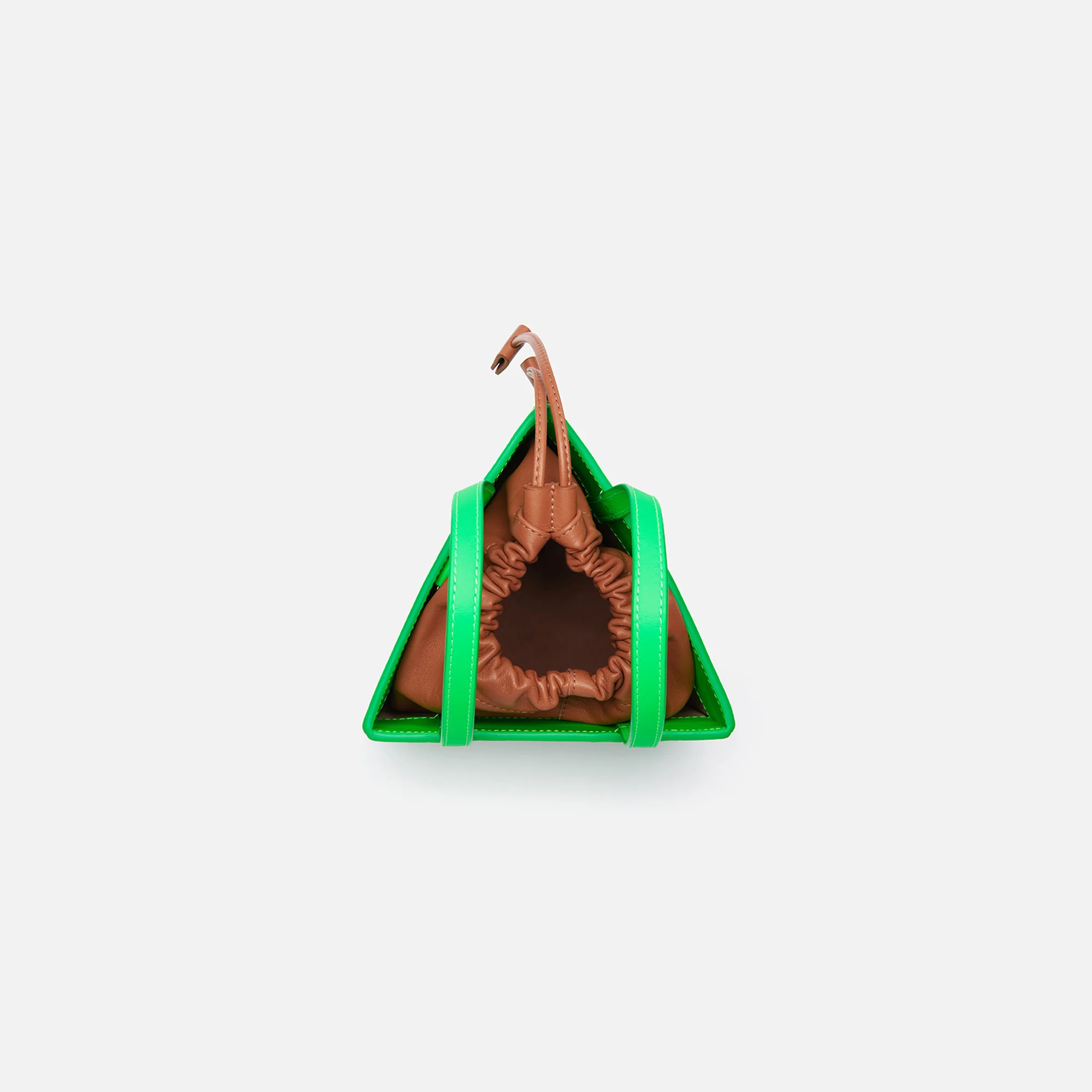 Talel Triangle Bag Small - Neon Green - Image 3