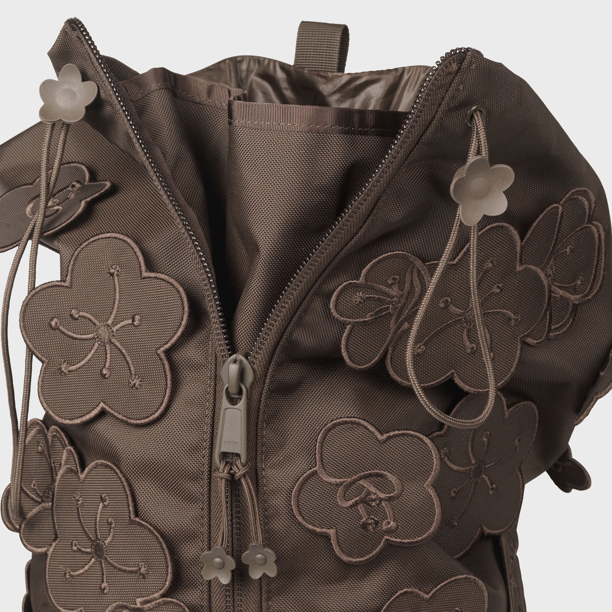 The North Face x Cecilie Bahnsen Floral Appliqué Backpack - Soil Brown - Image 3