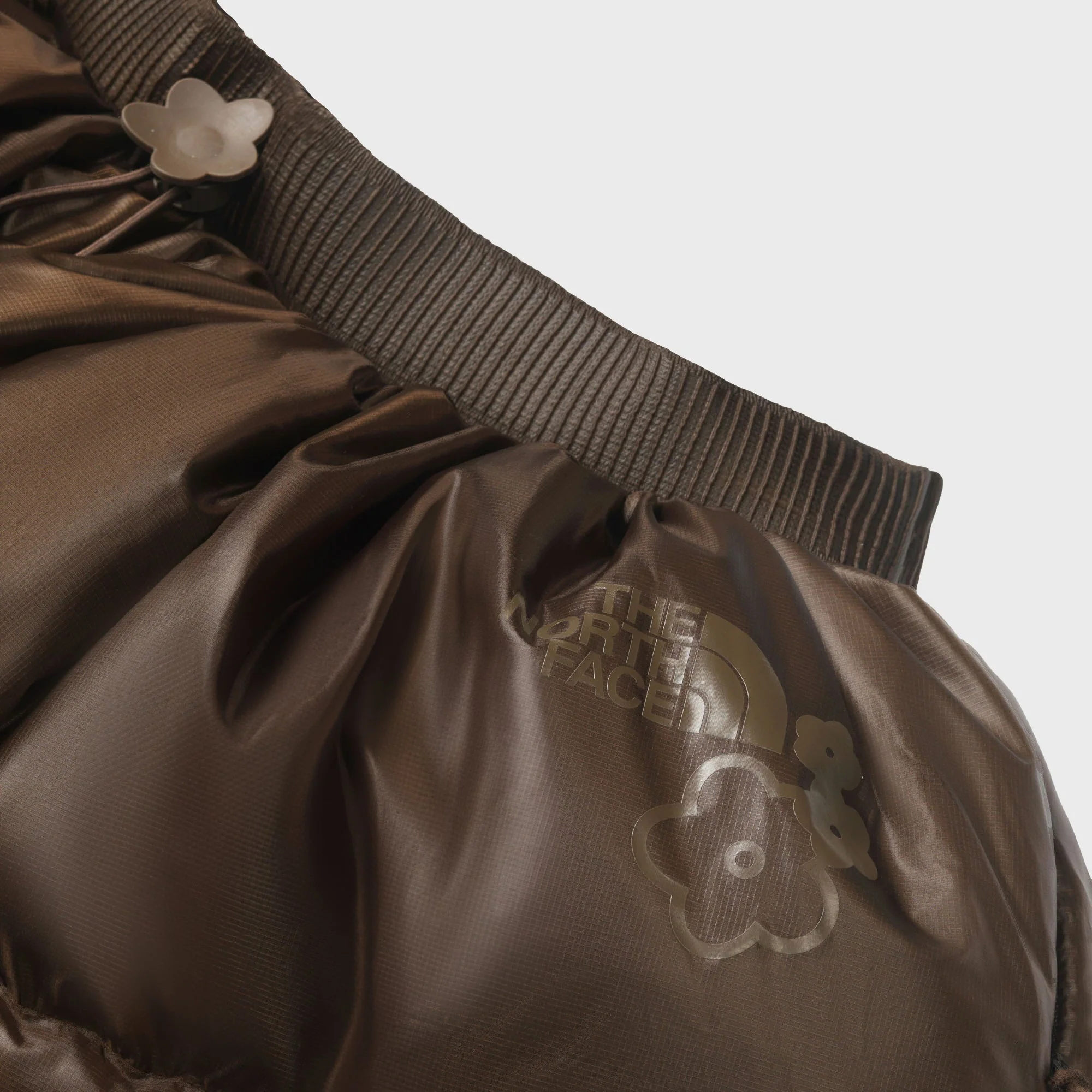 The North Face x Cecilie Bahnsen Quilted Down Skirt - Soil Brown - Image 3