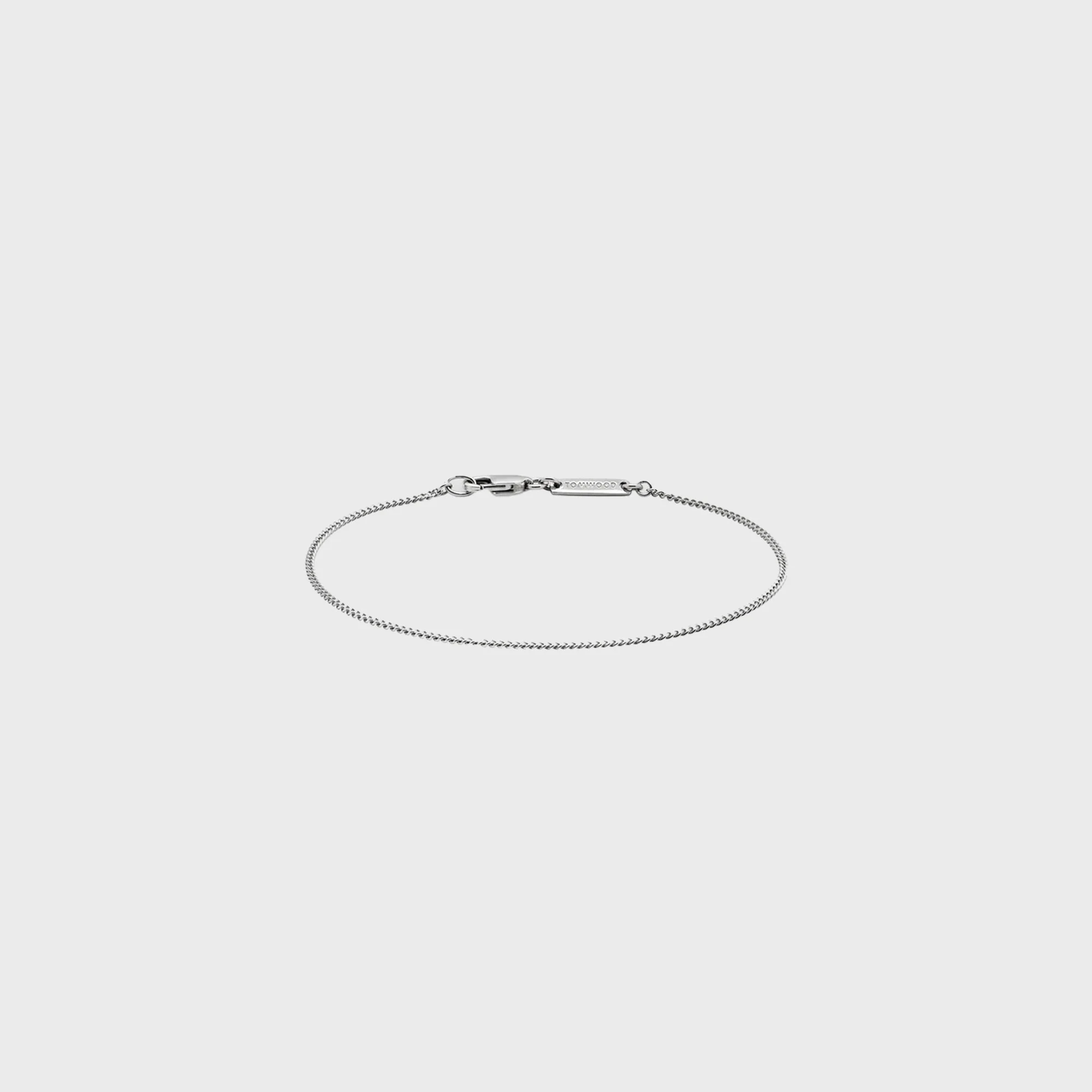 Tom Wood Jil Bracelet 7.7" - Silver