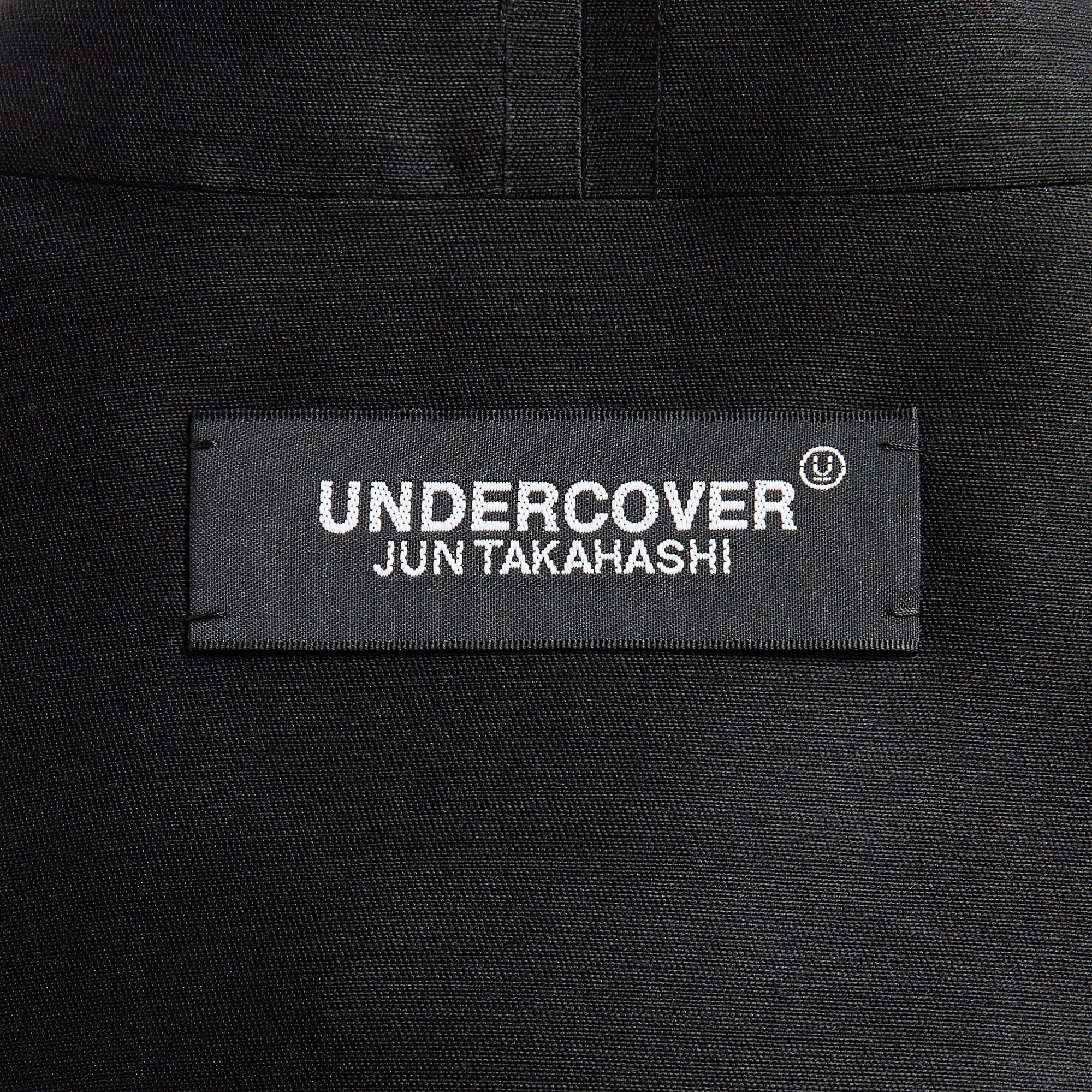 Undercover Black Deconstructed Zip Bomber Blouson - Black - Image 3