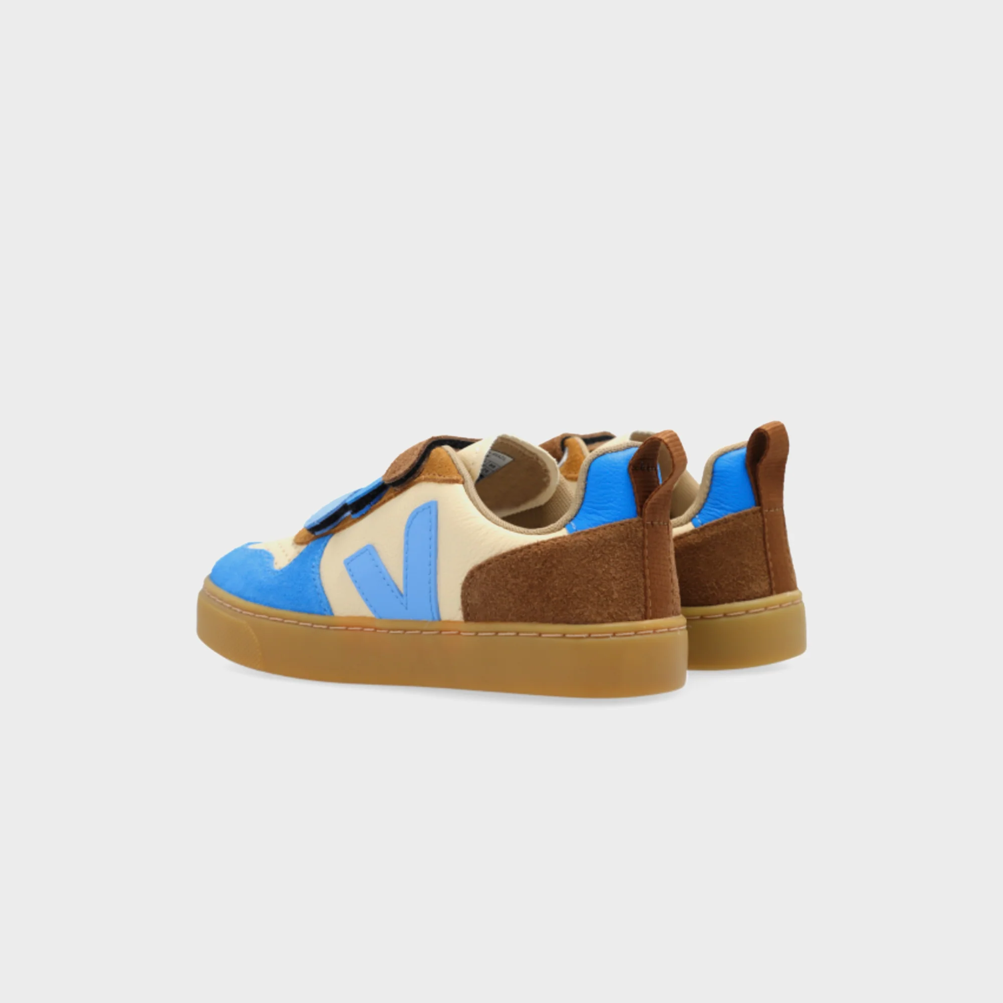 Veja PS V-10 - Crema / Multico / Aqua - Image 3