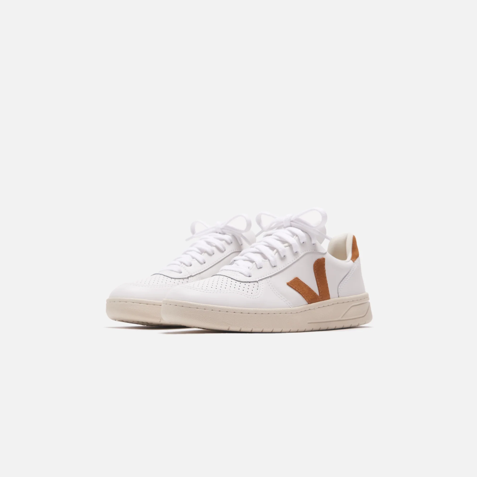 Veja WMNS V-10 Extra - White Camel Leather - Image 3