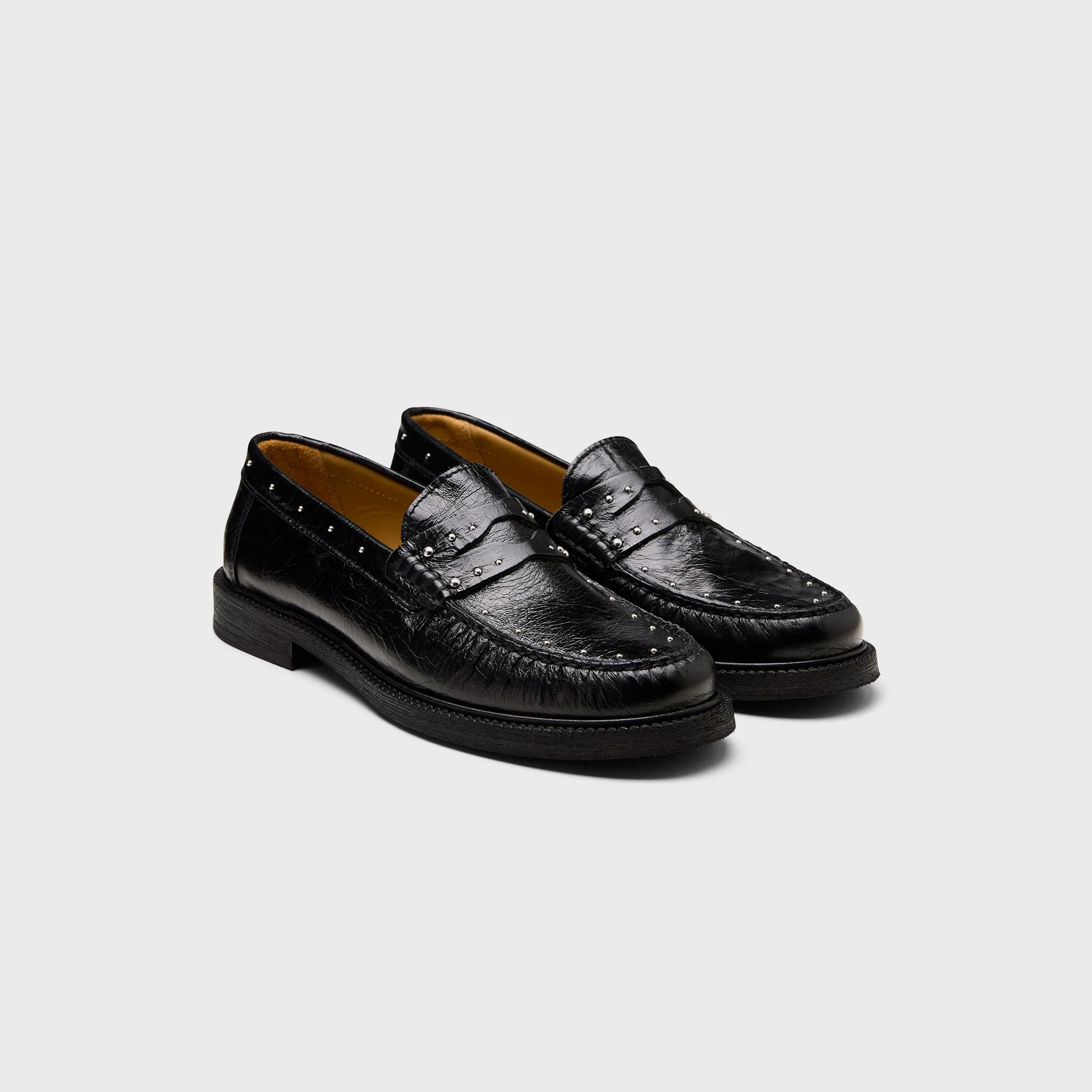 VINNY's x BARE KNUCKLES Yardee Studded - Black - Image 2