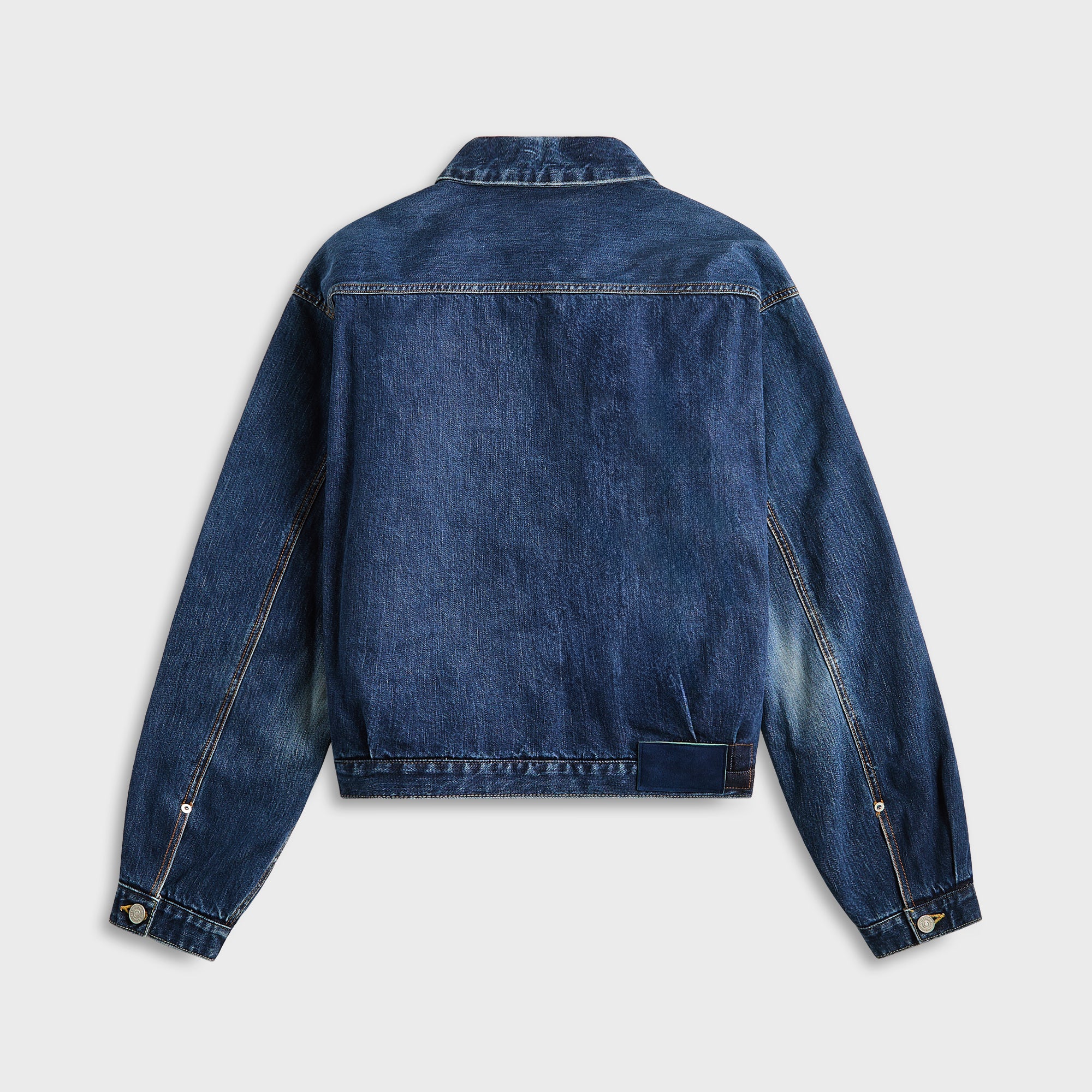 Visvim Ss 101X Jacket Damaged Check - Beige / Indigo - Image 2