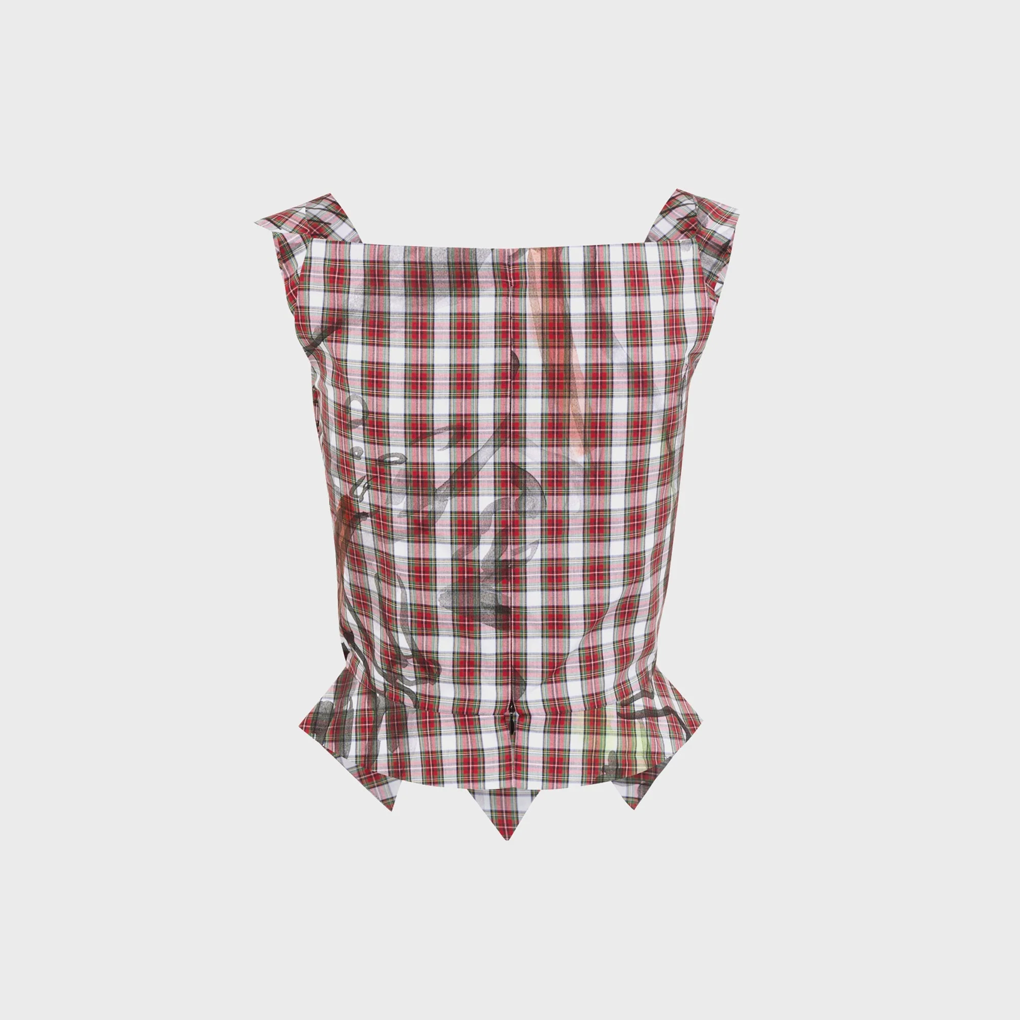 Vivienne Westwood Sunday Top - Printed Check - Image 2