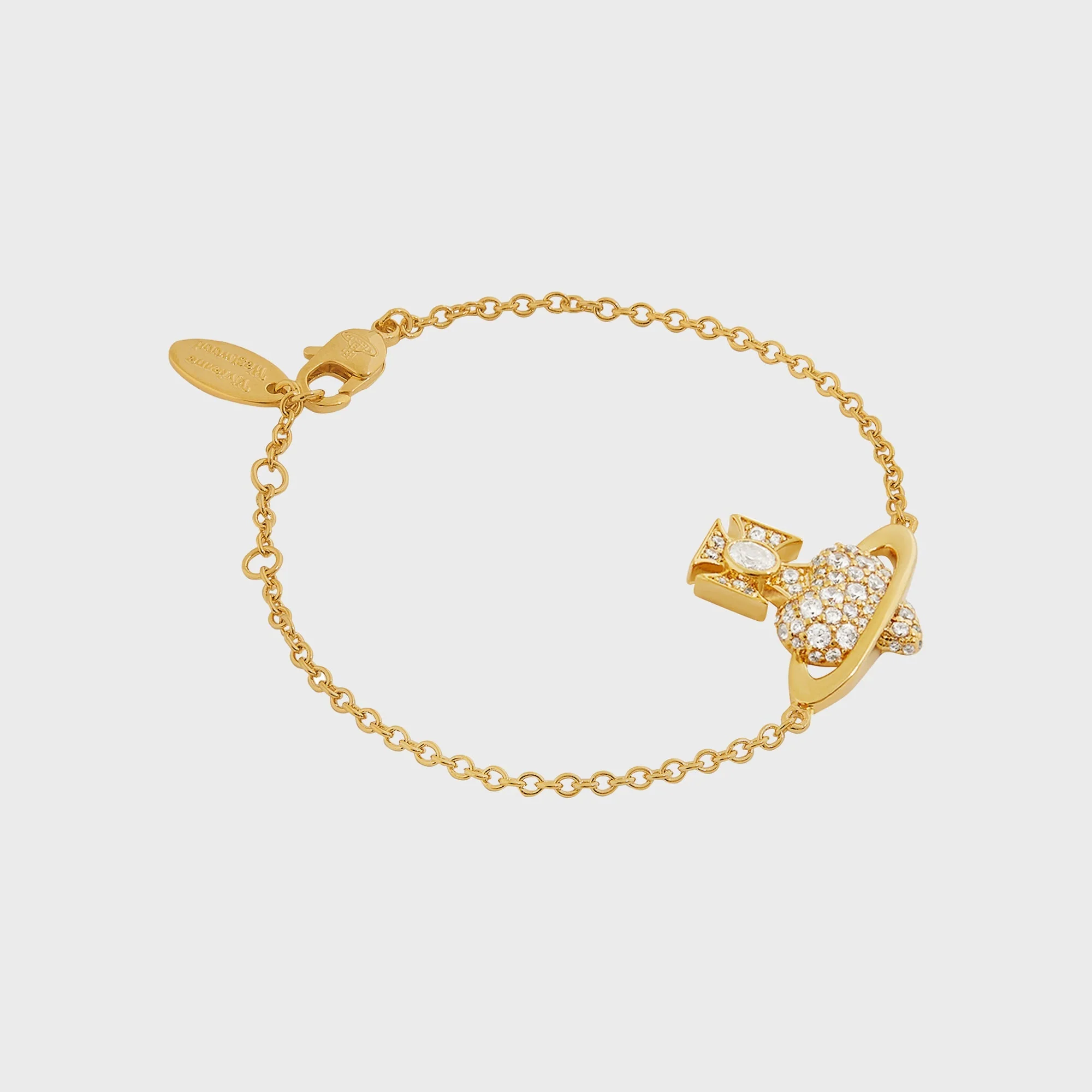 Vivienne Westwood Agnatha Bas Bracelet - Gold - Image 2