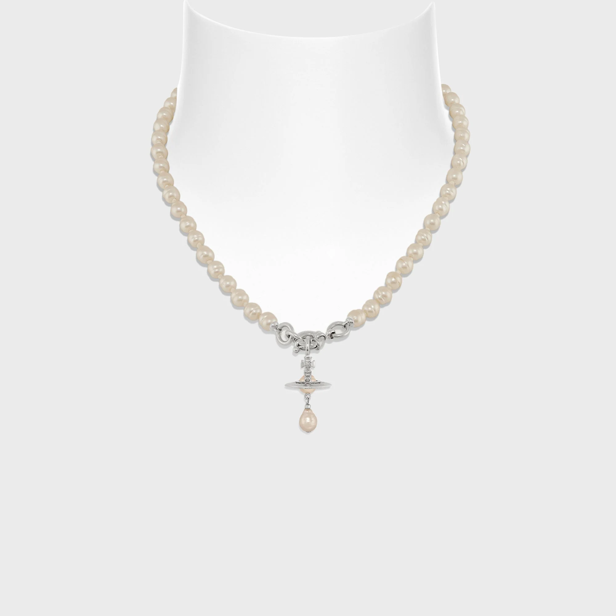 Vivienne Westwood Aleksa Necklace - Creamrose Pearl