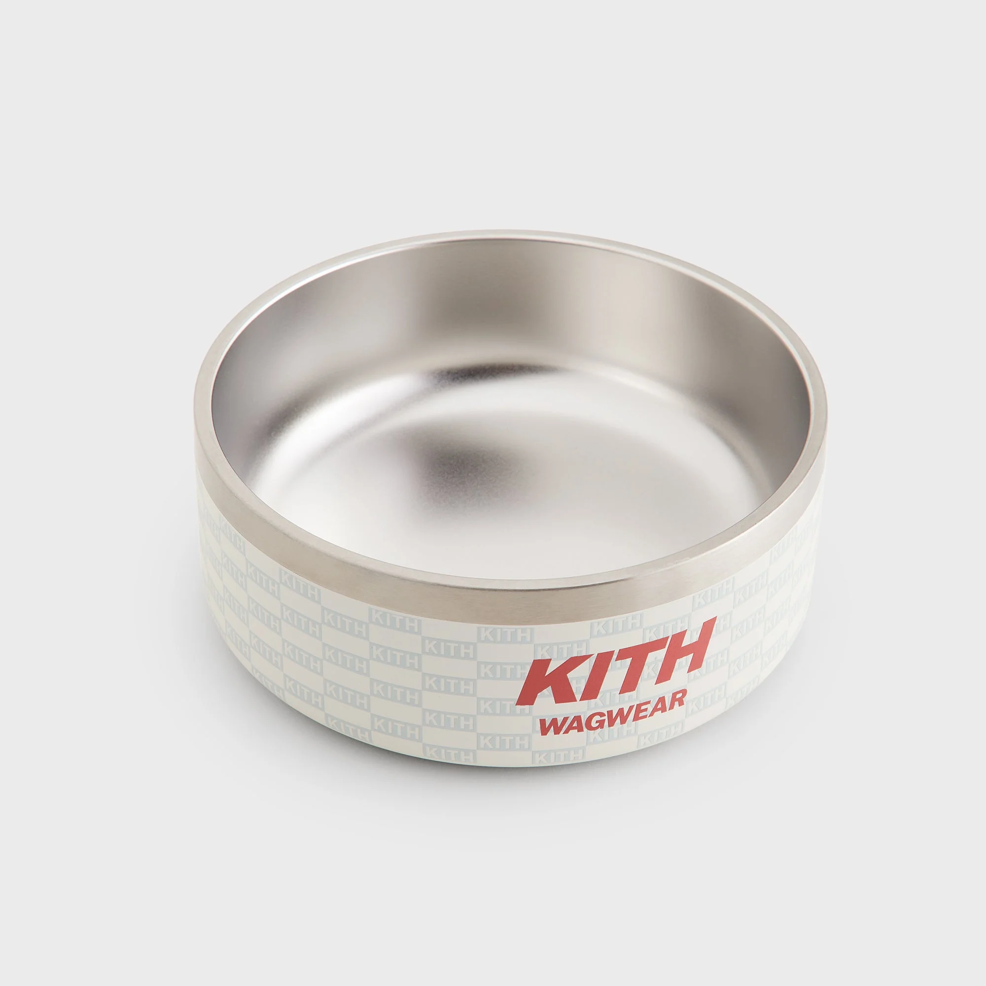 Kith for wagwear Metal Dog Bowl - Sandrift - Image 4