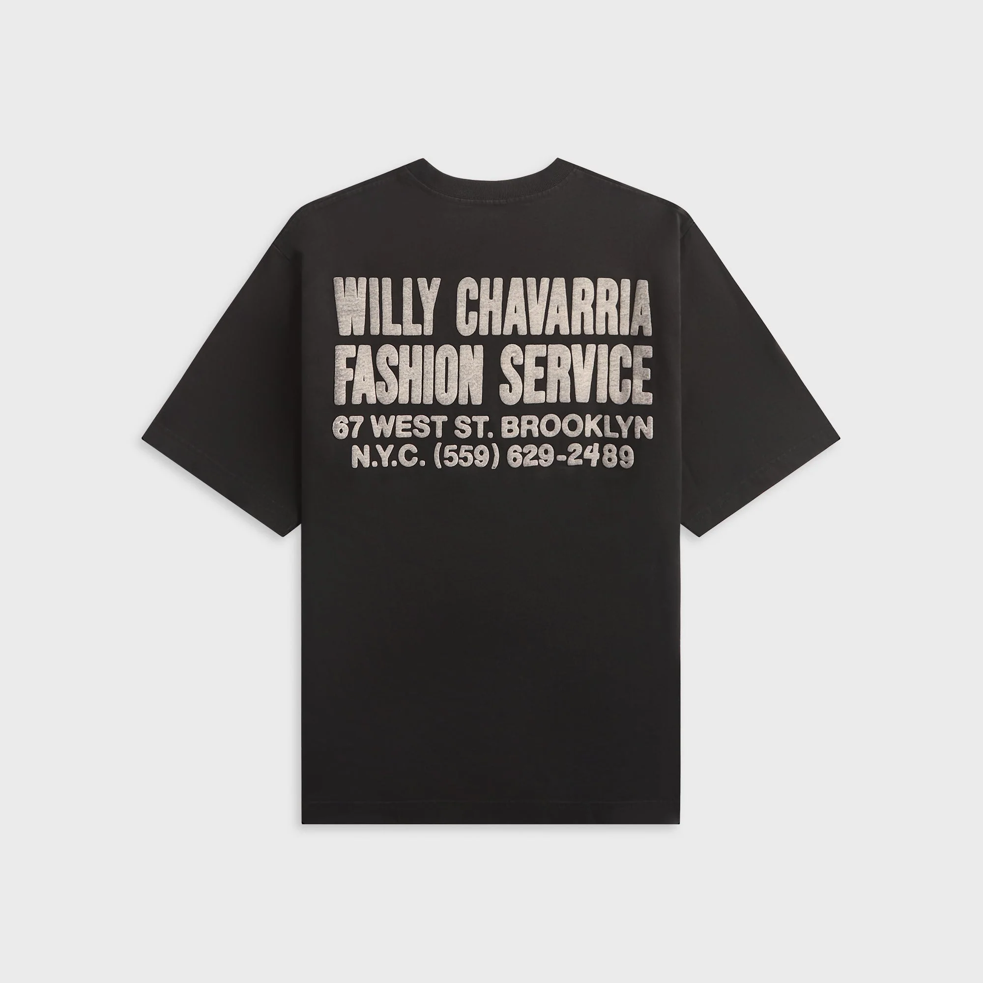 Willy Chavarria Fashion Services Standard Tee - Black - Image 2