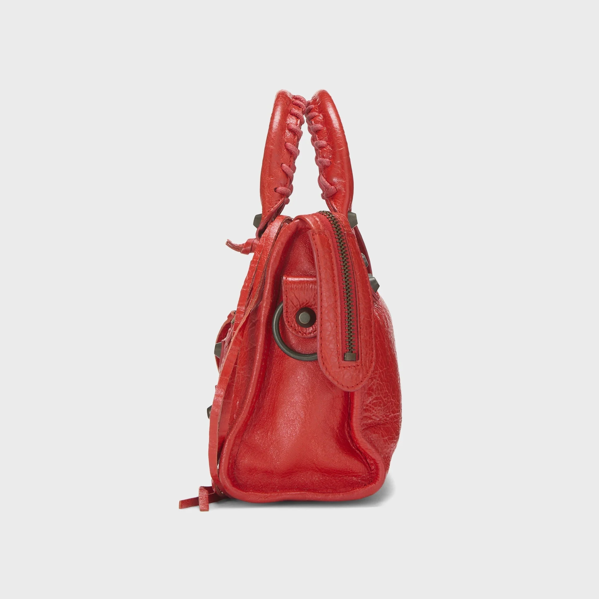 WGACA Balenciaga Agneau Classic City Mini Bag - Pop Orange - Image 4