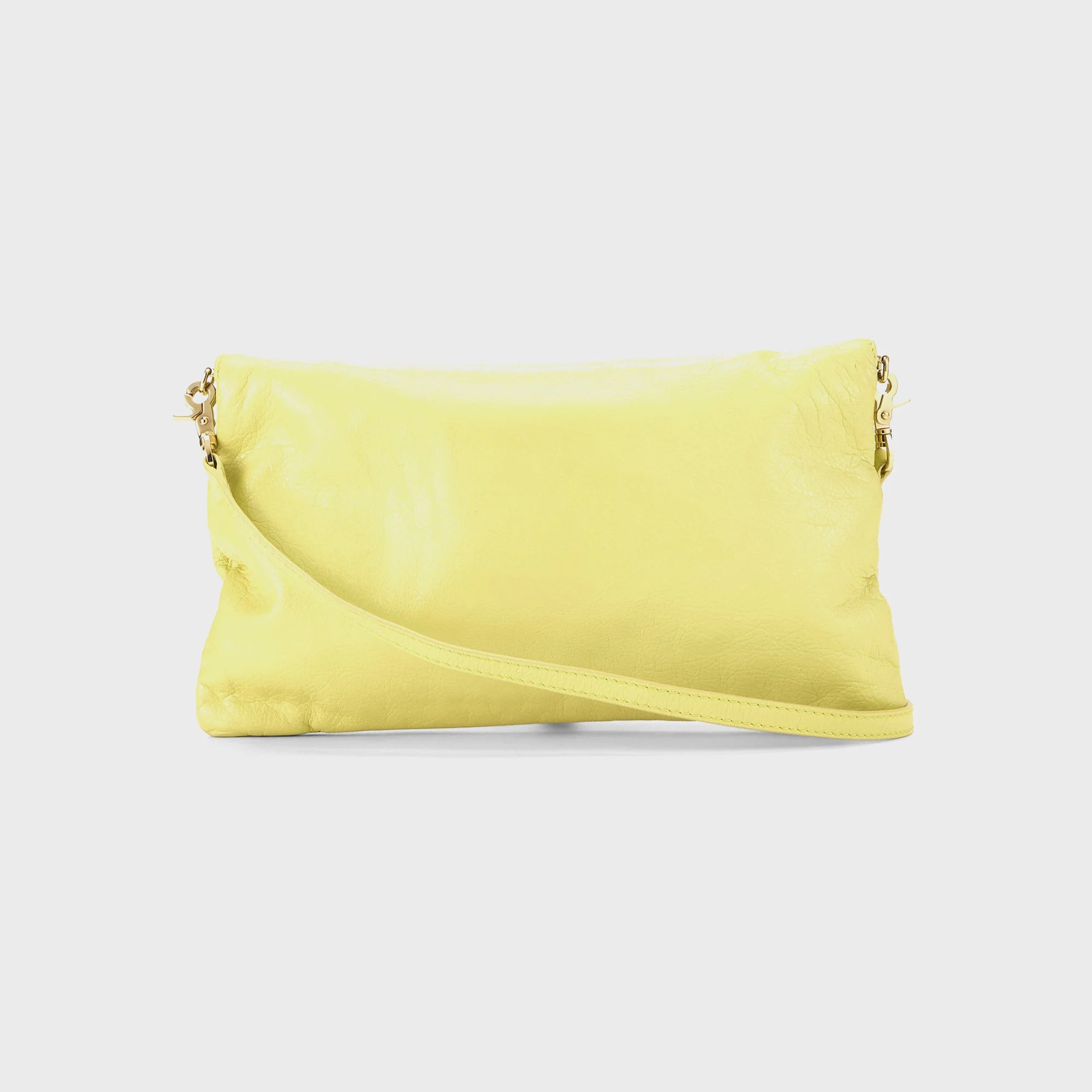 WGACA Balenciaga Giant12 Clutch Crossbody - Yellow Agneau - Image 2