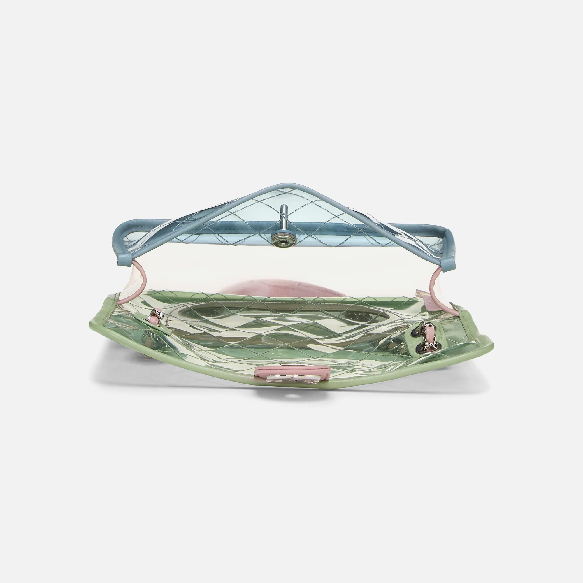 WGACA Chanel Multi Vinyl Coco Splash Flap Medium - Multi - Image 6
