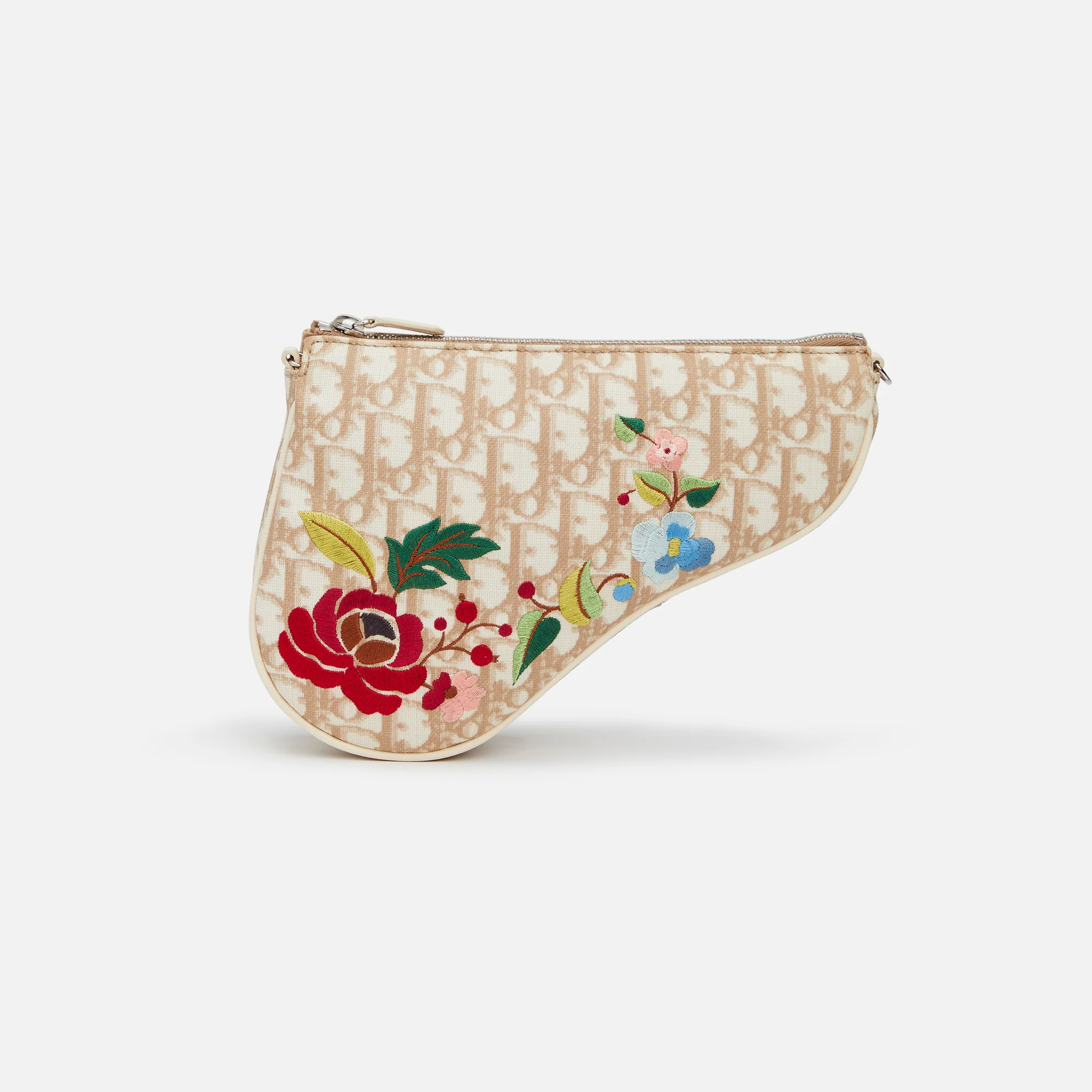 WGACA Dior Embroidered Saddle Mini Bag - Brown - Image 2