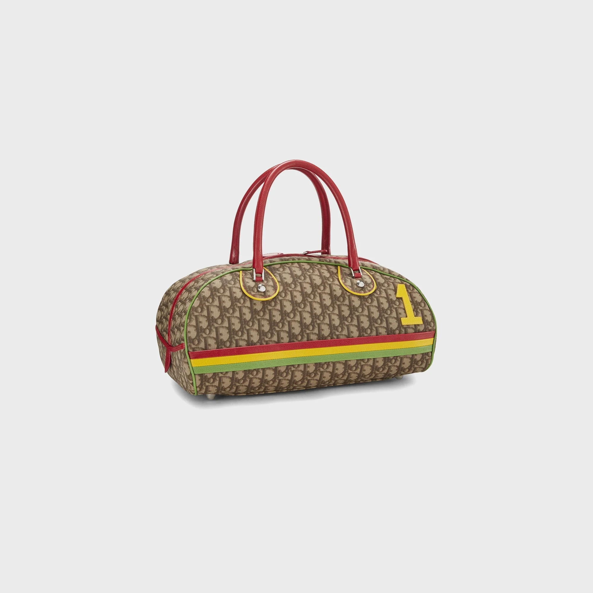 WGACA Dior Coated Canvas Rasta Bowler - Brown - Image 3
